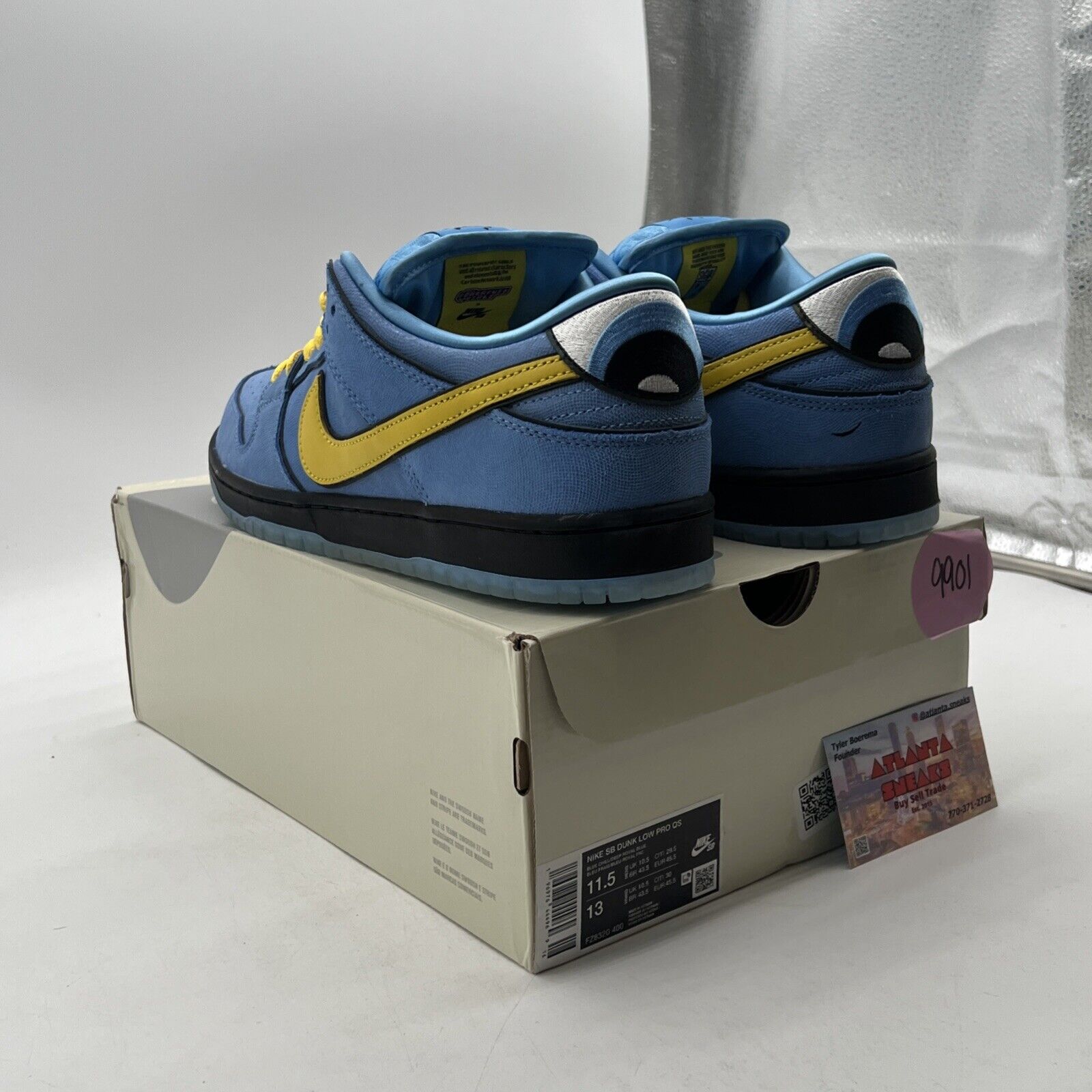 Size 11.5 - Nike The Powerpuff Girls x Dunk Pro SB QS Low Bubbles (FZ8320-400)