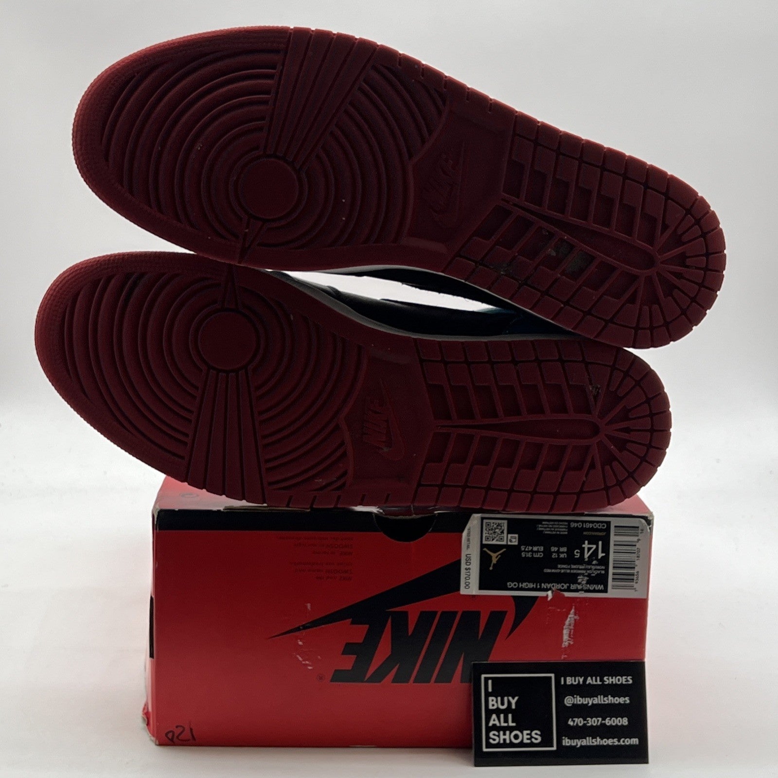 Size 14.5 - Air Jordan 1 High OG UNC To Chicago 2020 (CD0461-046)