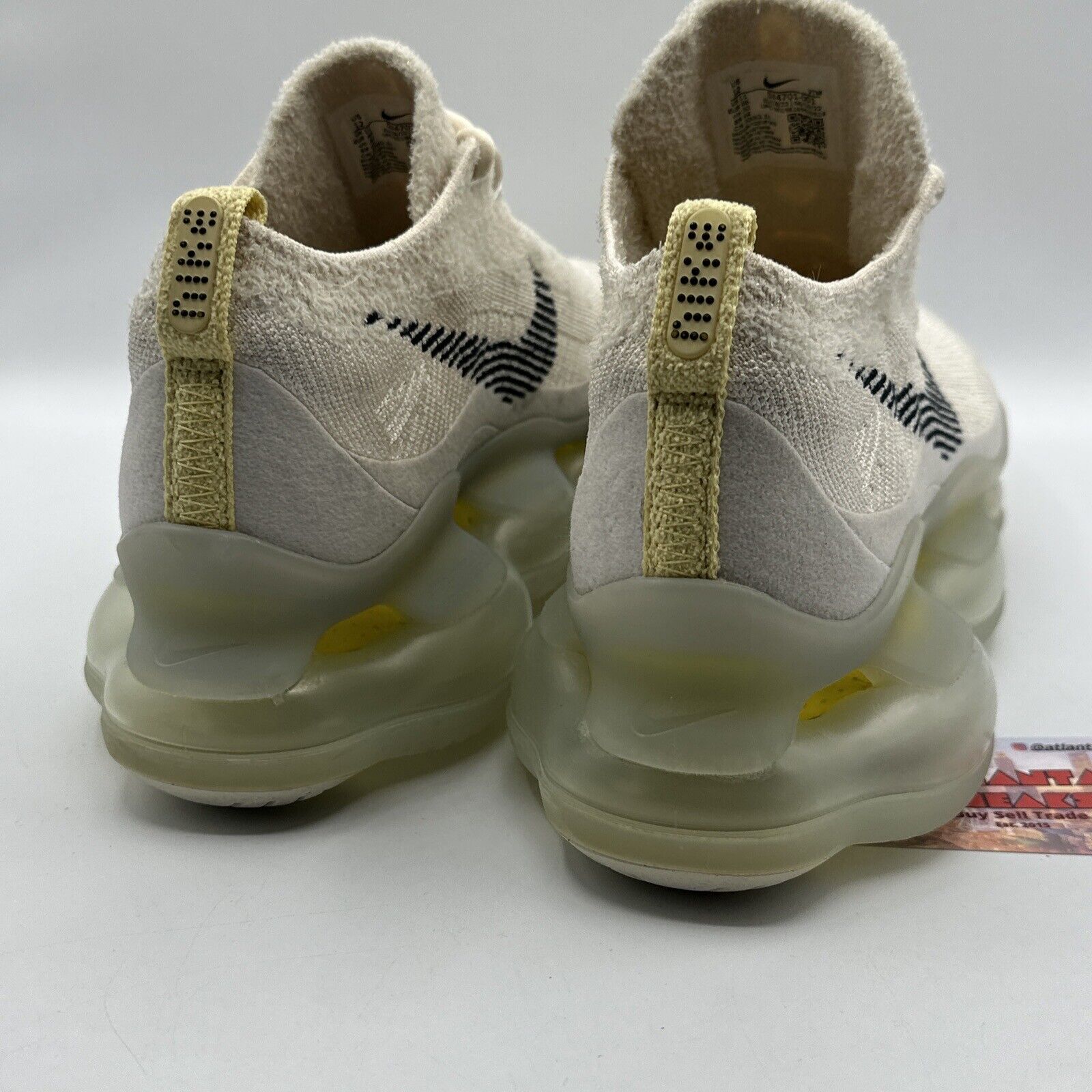 Size 12 - Nike Air Max Scorpion FK Low Lemon Wash White Yellow Fuzzy Big Bubble