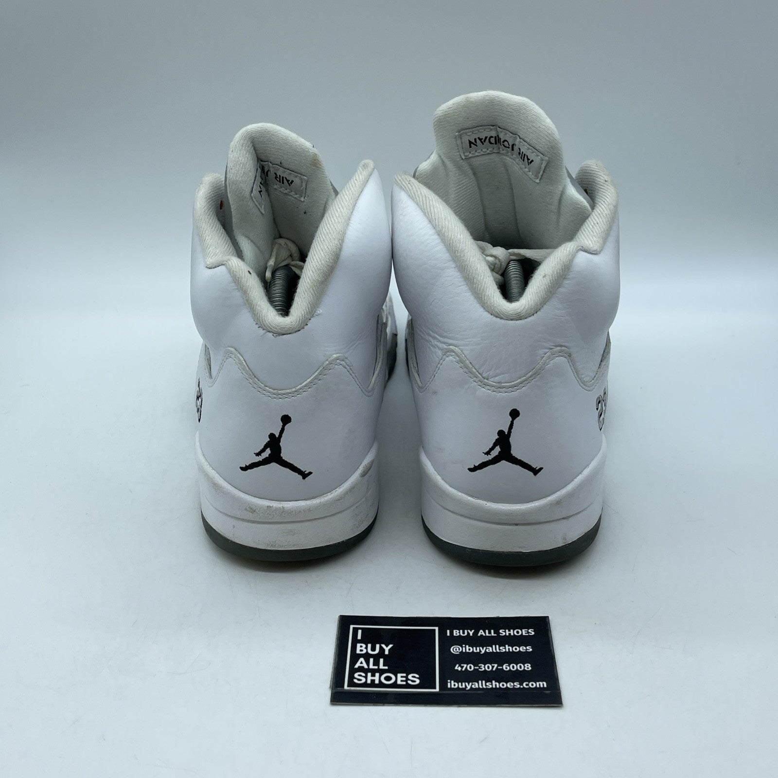 Size 10.5 - Air Jordan 5 Retro 2015 White Metallic (136027-130)