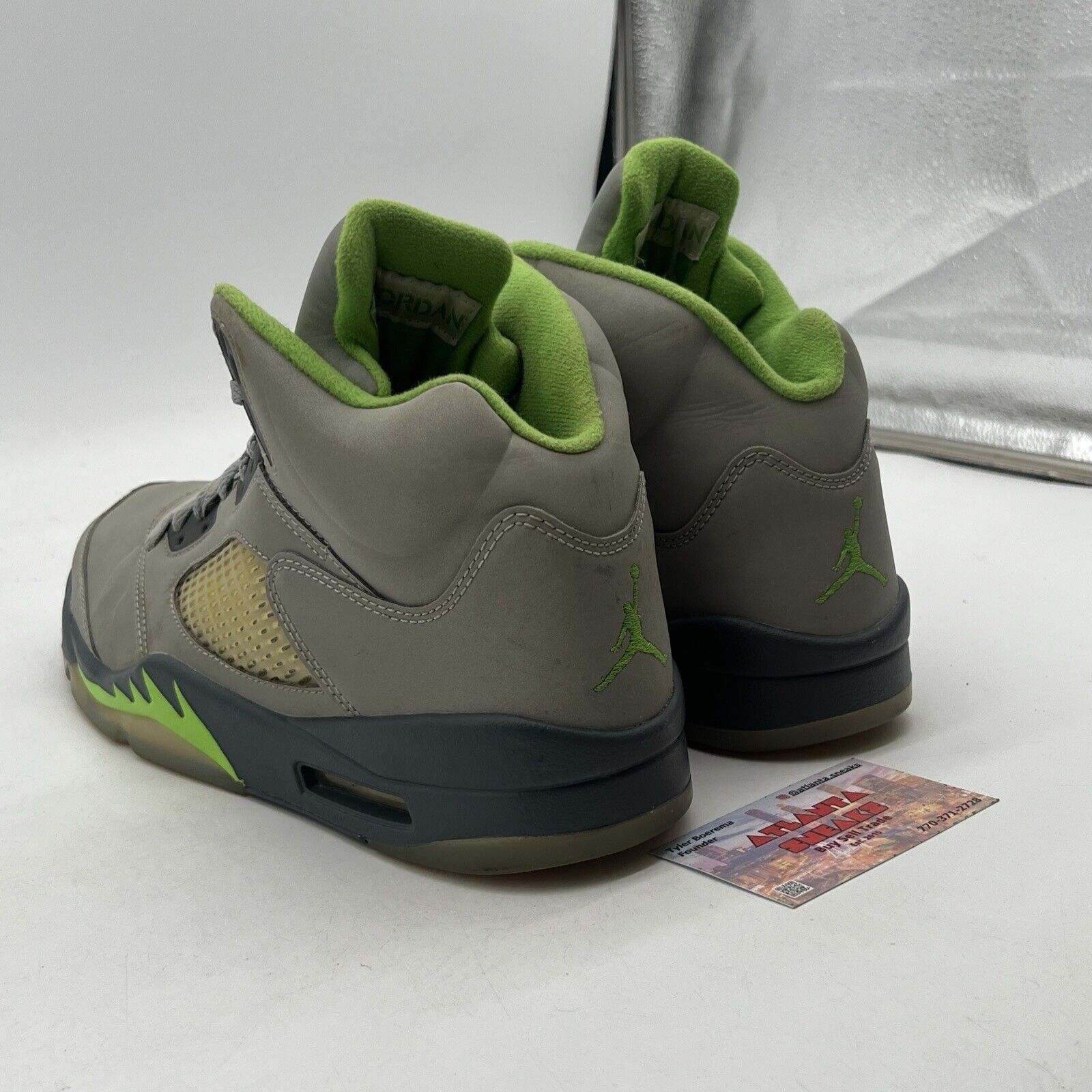 Size 10.5 - Air Jordan 5 Retro Green Bean (DM8014-003)