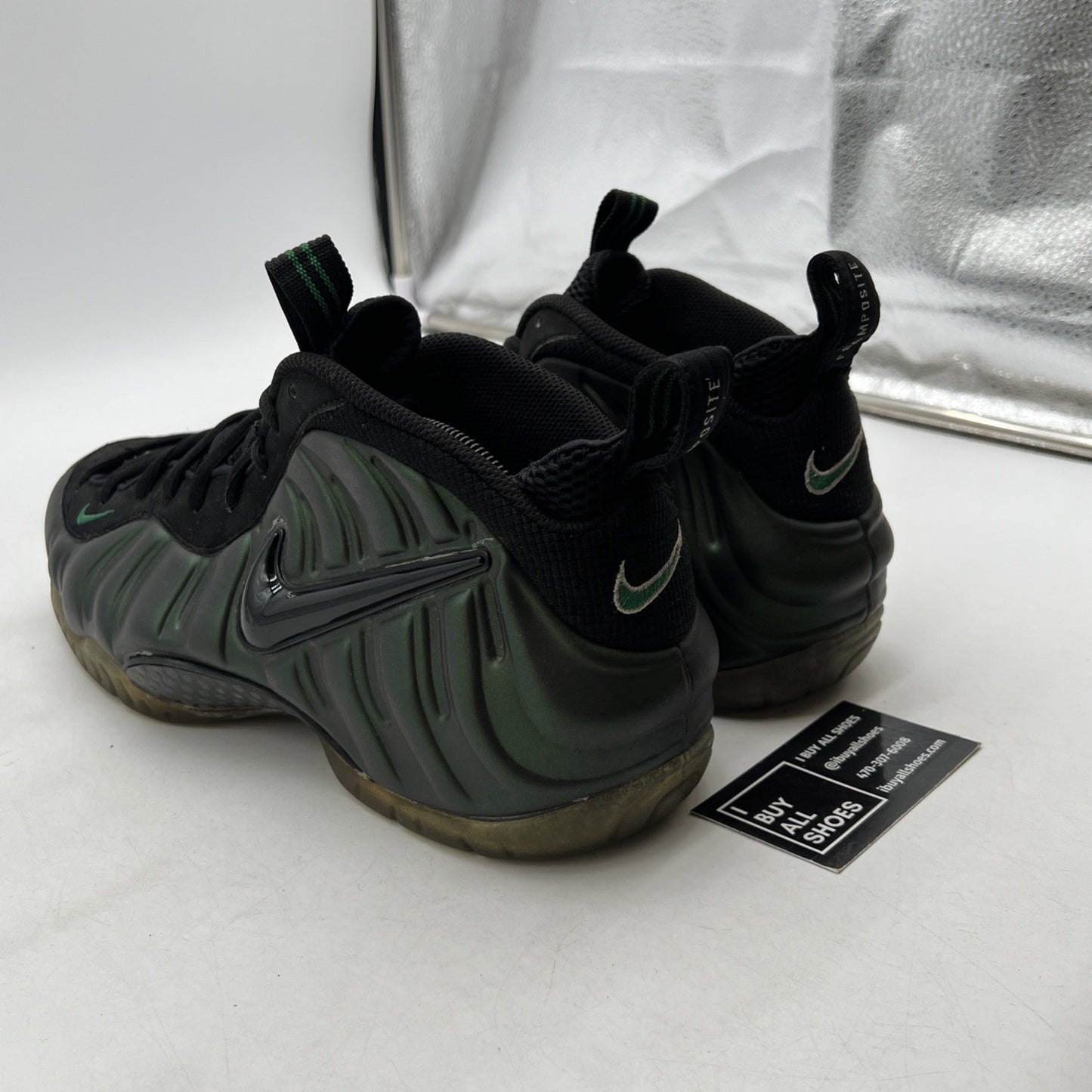 Size 12 - Nike Air Foamposite Pro Pine Green (624041-301)