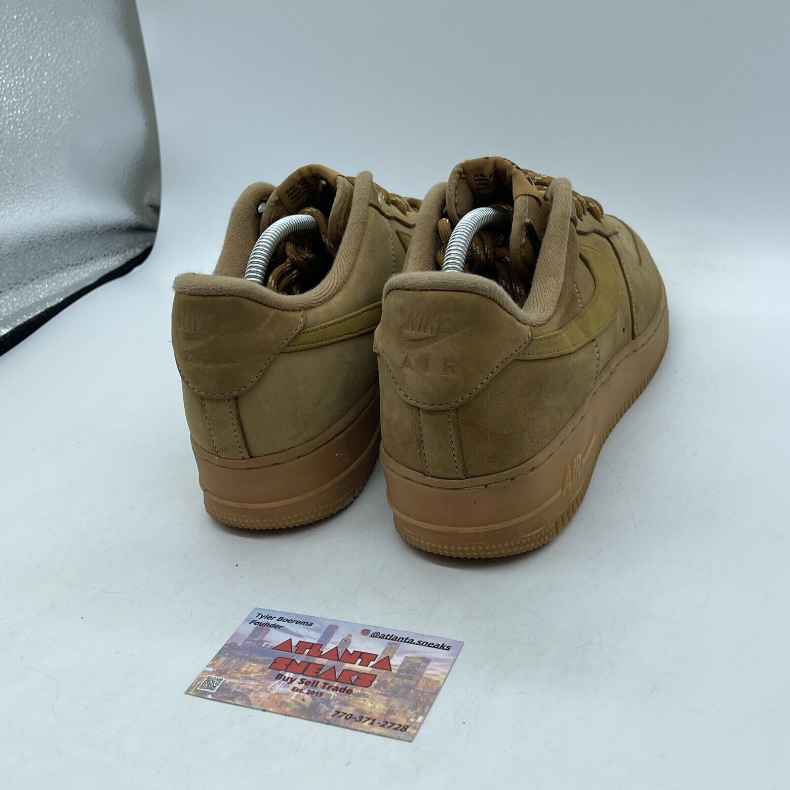 Size 10 - Nike Air Force 1 Low Flax Brown Suede (CJ9179-200)