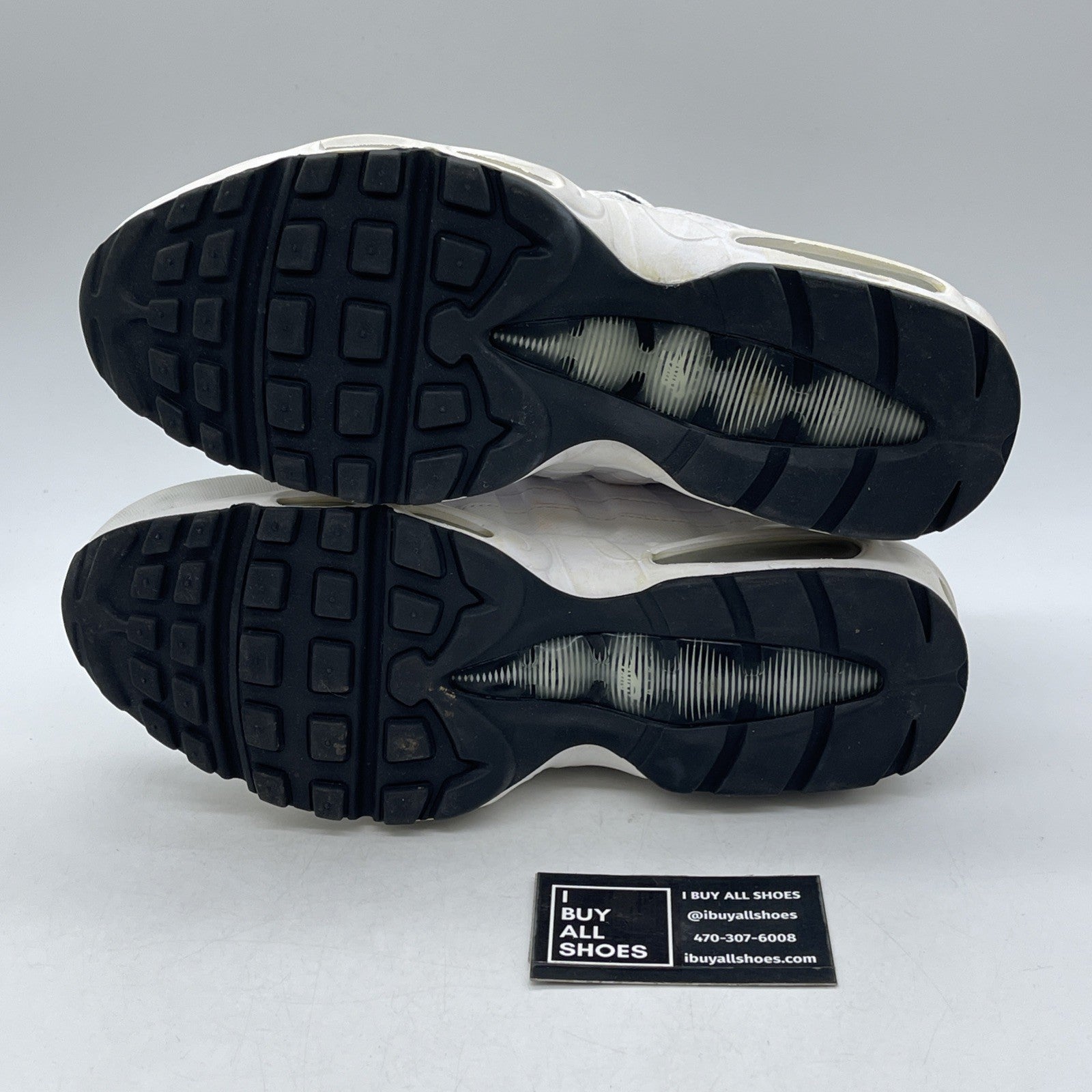 Size 10 - Nike Air Max 95 White Black (609048-109)