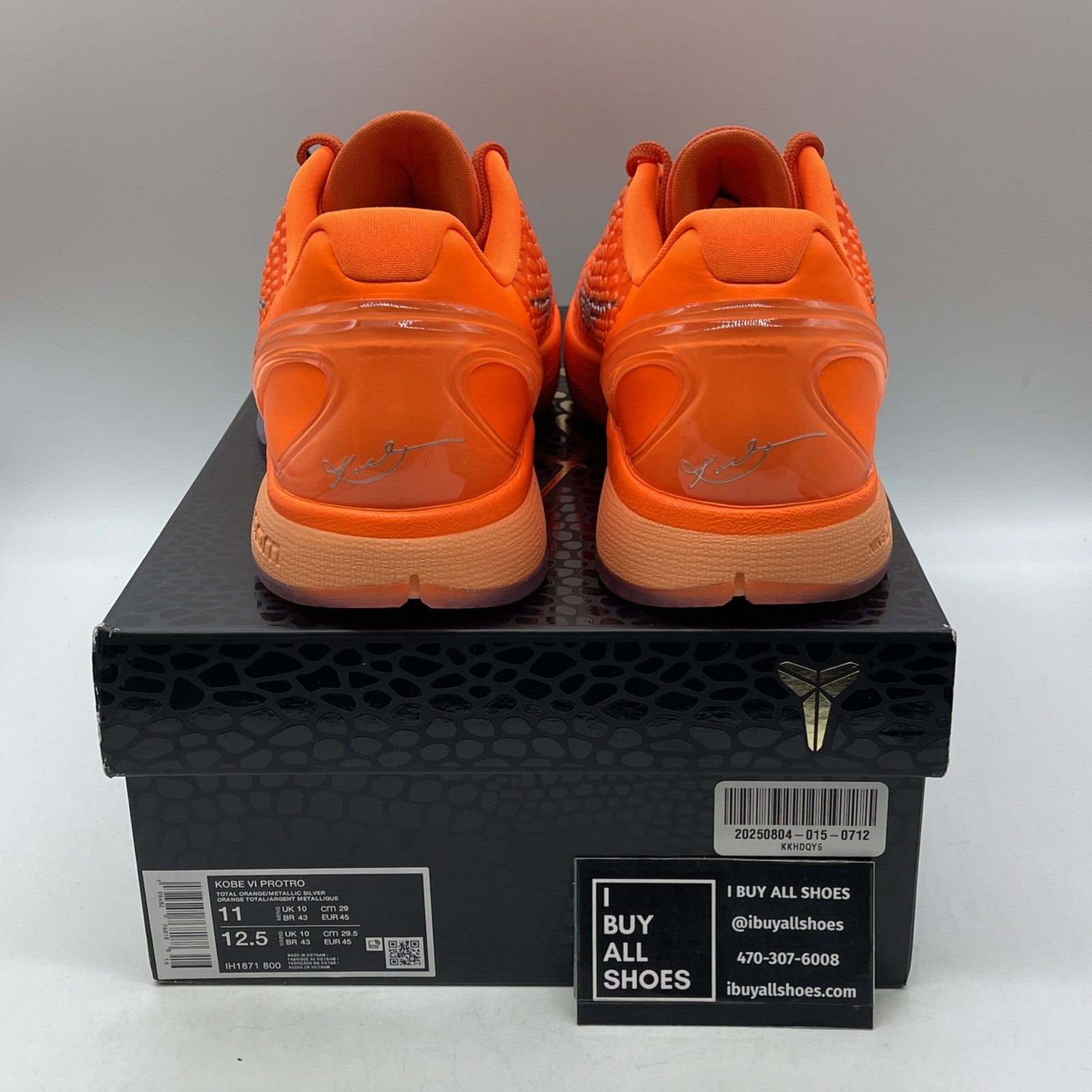 Size 11 - Nike Zoom Kobe 6 Protro Total Orange (IH1871-800)