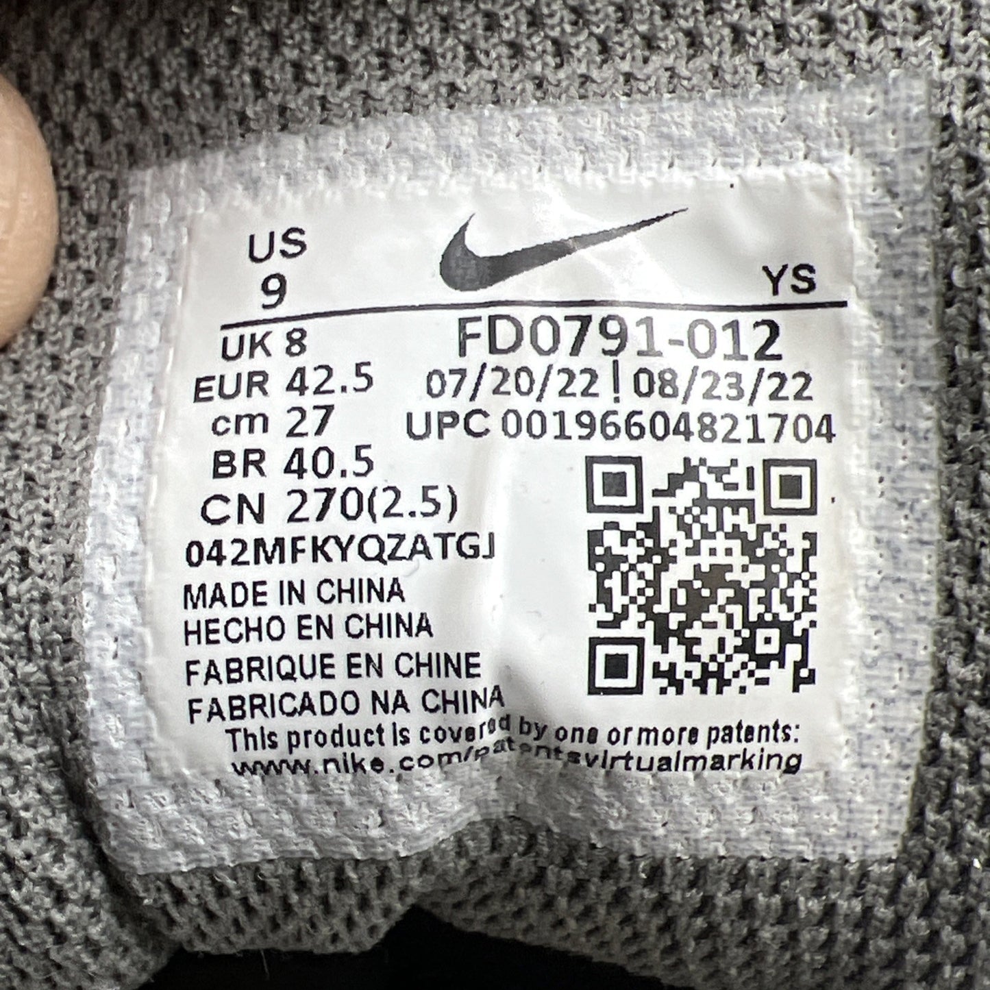 Size 9 - Nike Air Zoom Vomero 5 Light Iron Ore (FD0791-012)