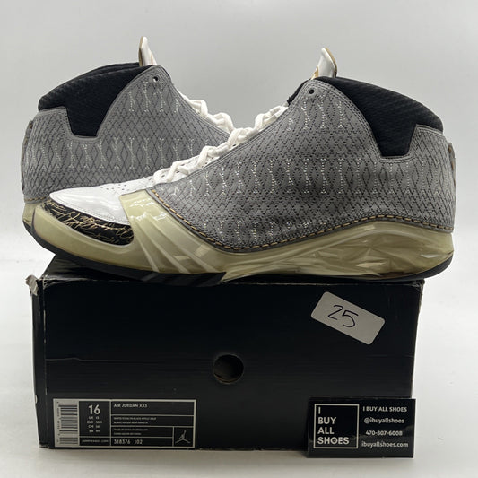 Size 16 - Air Jordan 23 OG White Stealth (318376-102)