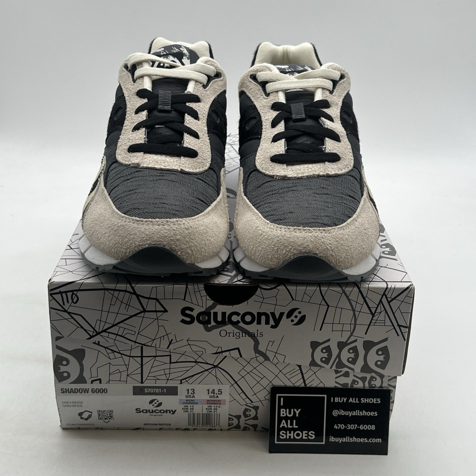Size 13 - Saucony Shadow 6000 Good Manner Raccoon (S70781-1)
