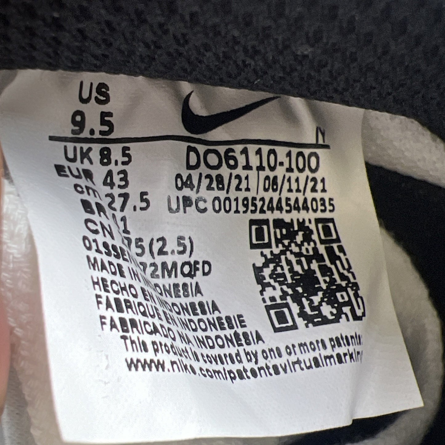 Size 9.5 - Nike Air Force 1 '07 LV8 Alter & Reveal (DO6110-100)