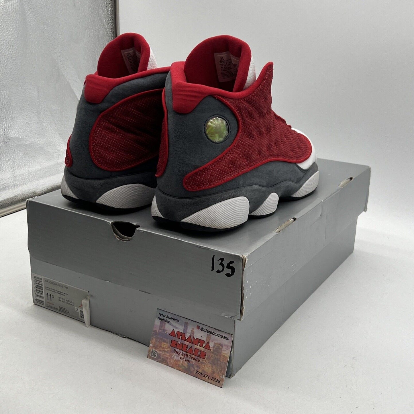 Size 11.5 - Jordan 13 Red Flint Grey Suede Leather (DJ5982-600)