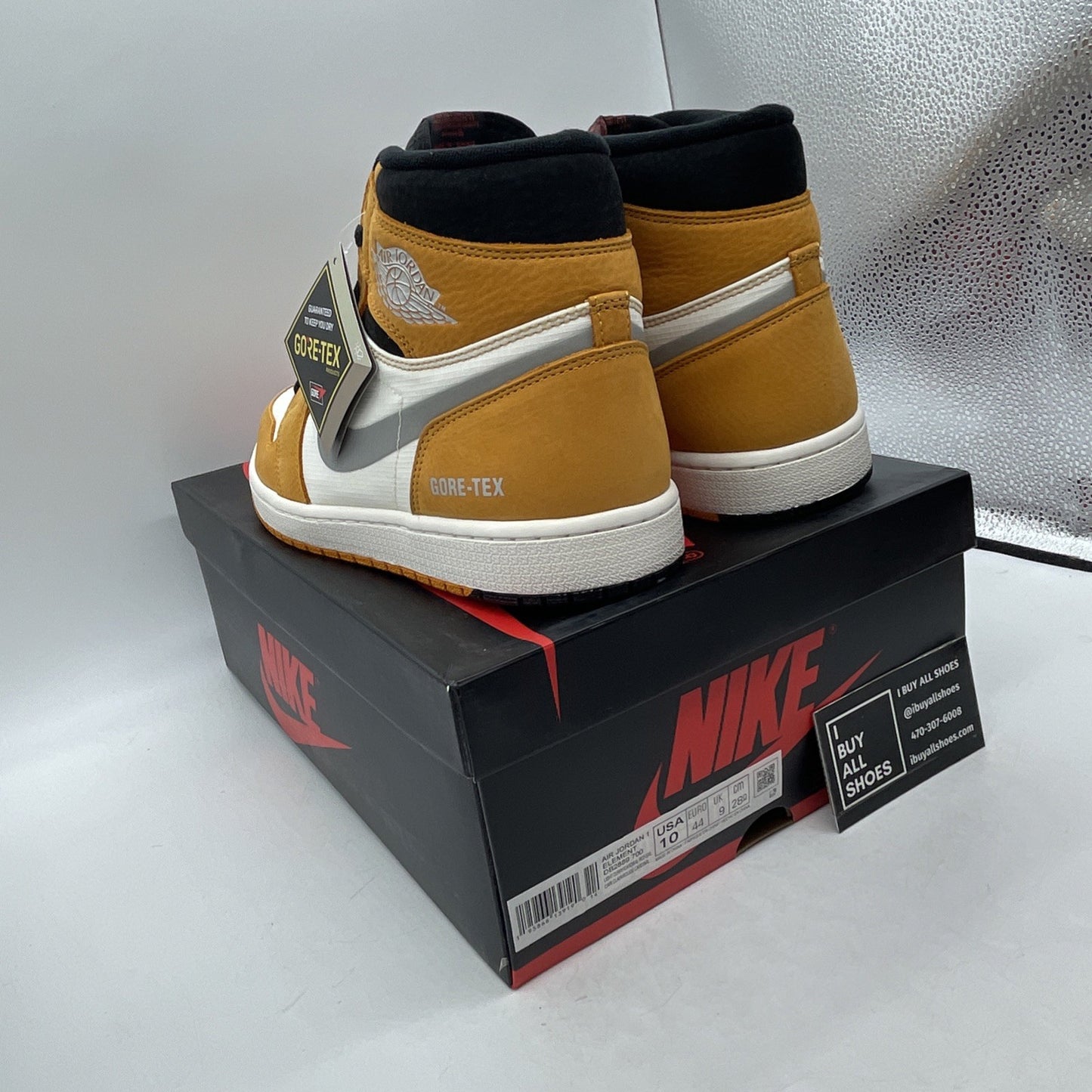 Size 10 - Air Jordan 1 Element GORE-TEX High Light Curry (DB2889-700)