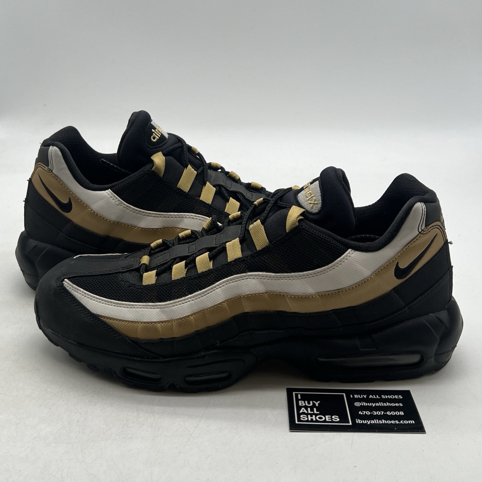 Size 13 - Nike Air Max 95 OG Black Gold (AT2865-002)