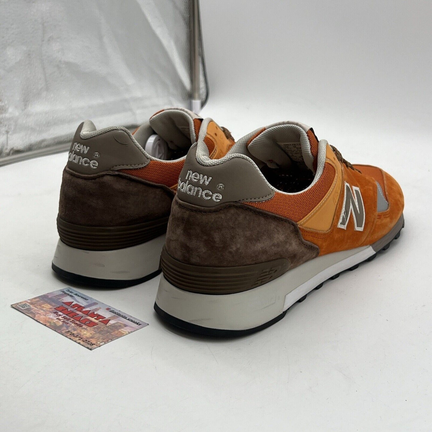 Size 11.5 - NEW BALANCE (M577ET0) 577 ENGLAND ENGLISH TENDER ORANGE BROWN WHITE