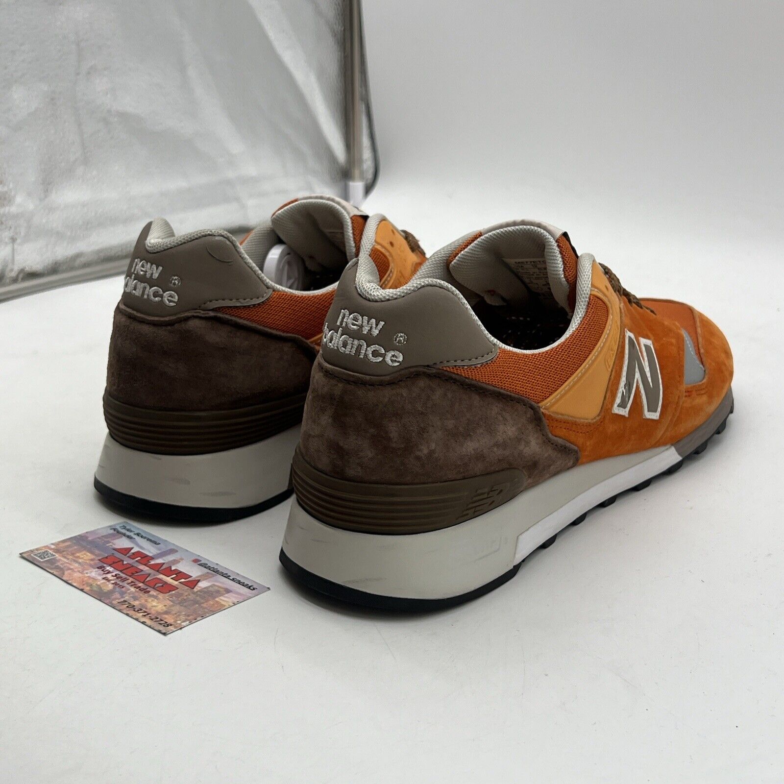 Size 11.5 - NEW BALANCE (M577ET0) 577 ENGLAND ENGLISH TENDER ORANGE BROWN WHITE