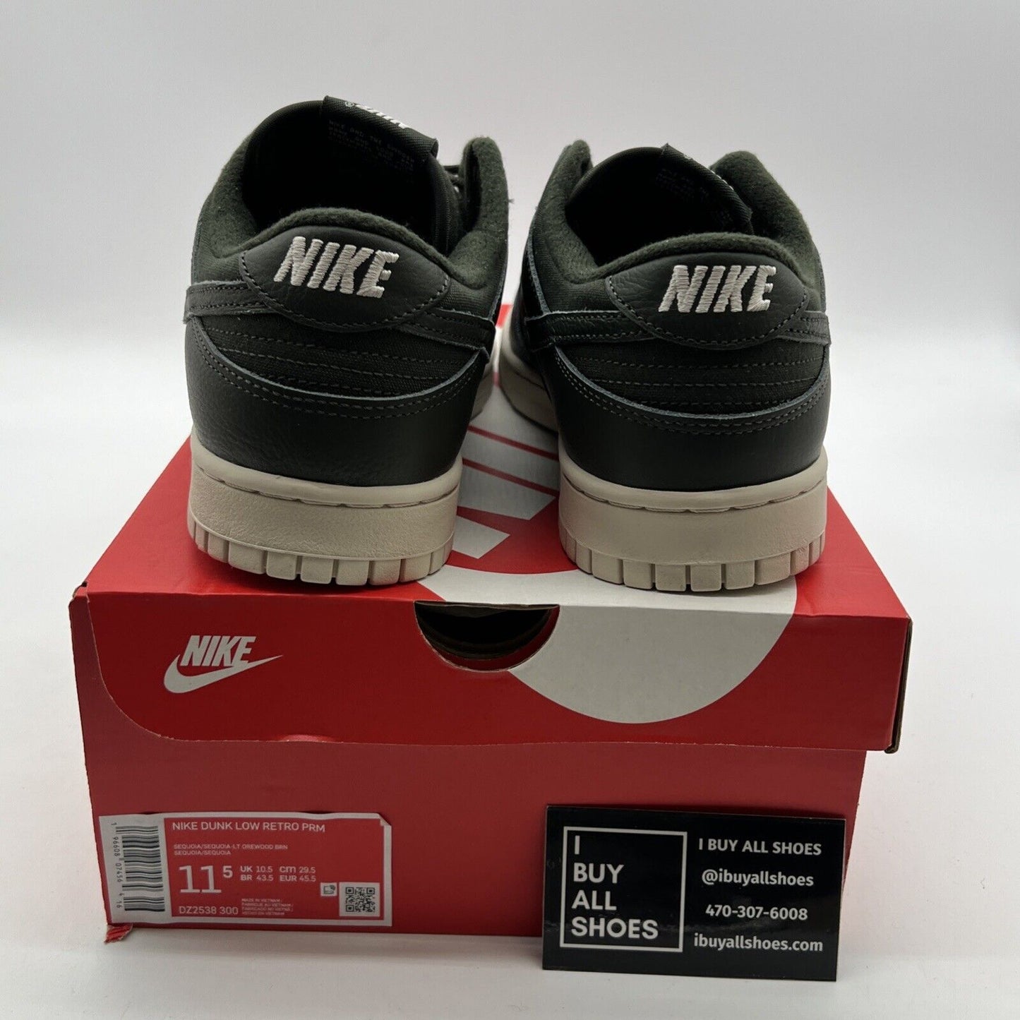 Size 11.5 - Nike Dunk Premium Low Sequoia (DZ2538-300)