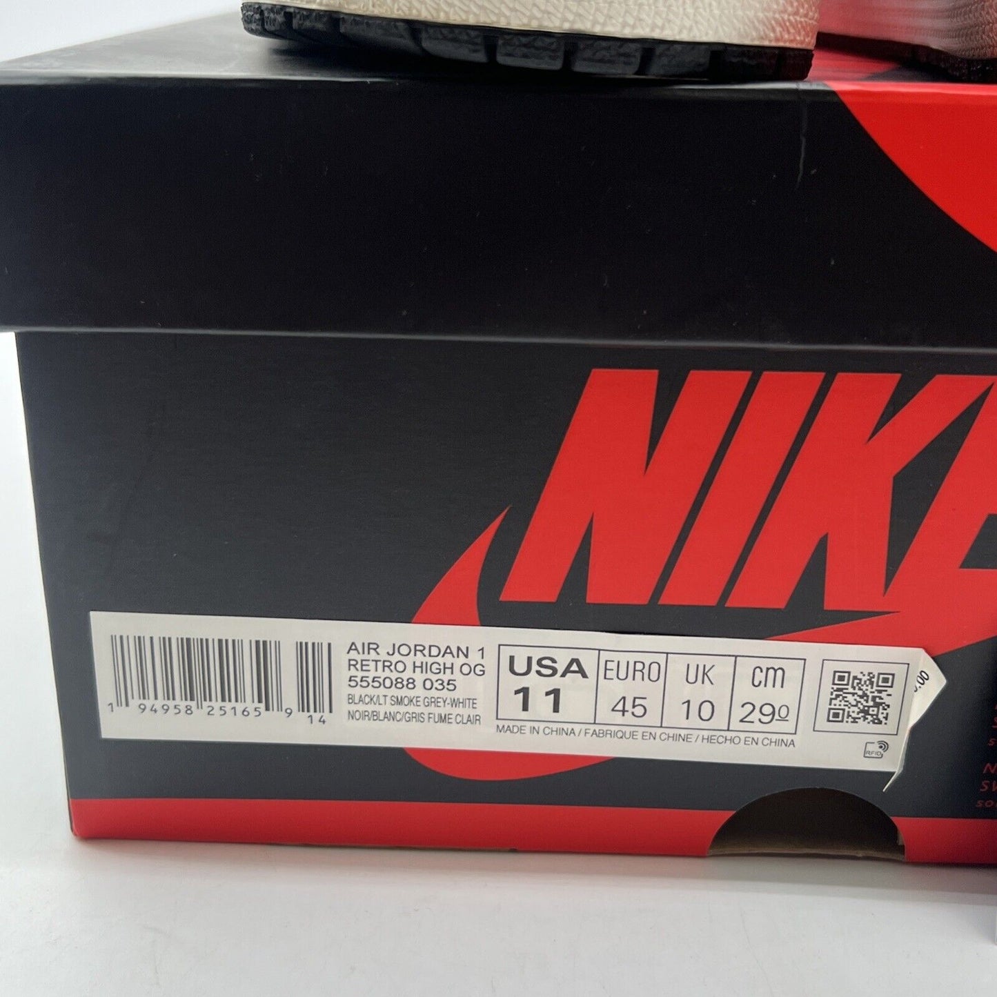 Size 11 - Air Jordan 1 Retro OG High Shadow 2.0 (555088-035)