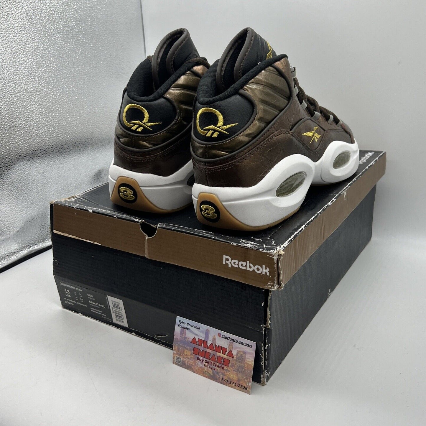 Size 13 - Reebok Question Mid x Villa Liberty Bell Brand New Og All