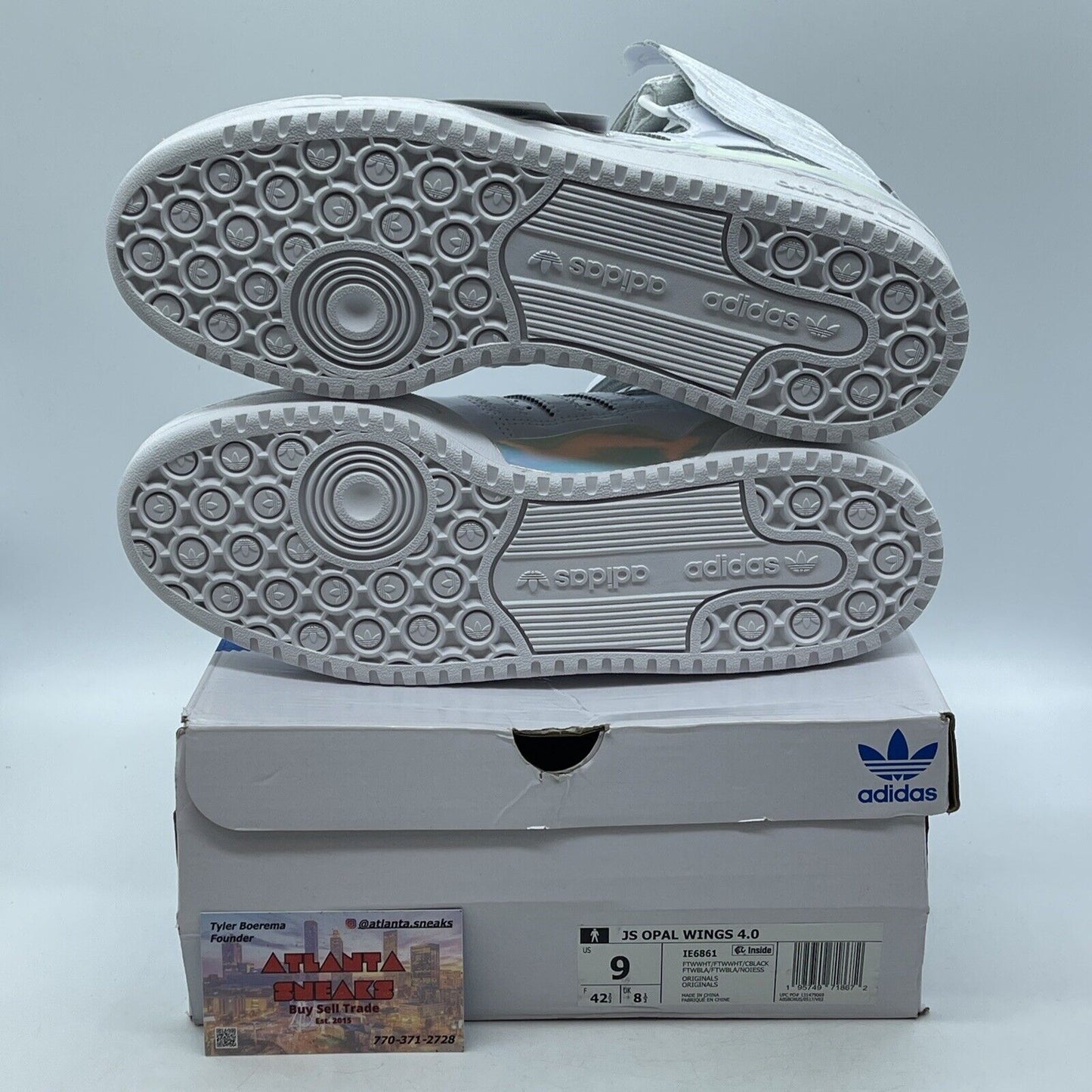 Size 9 - adidas Jeremy Scott x Forum Wings 4.0 White Opal Leather (IE6861)