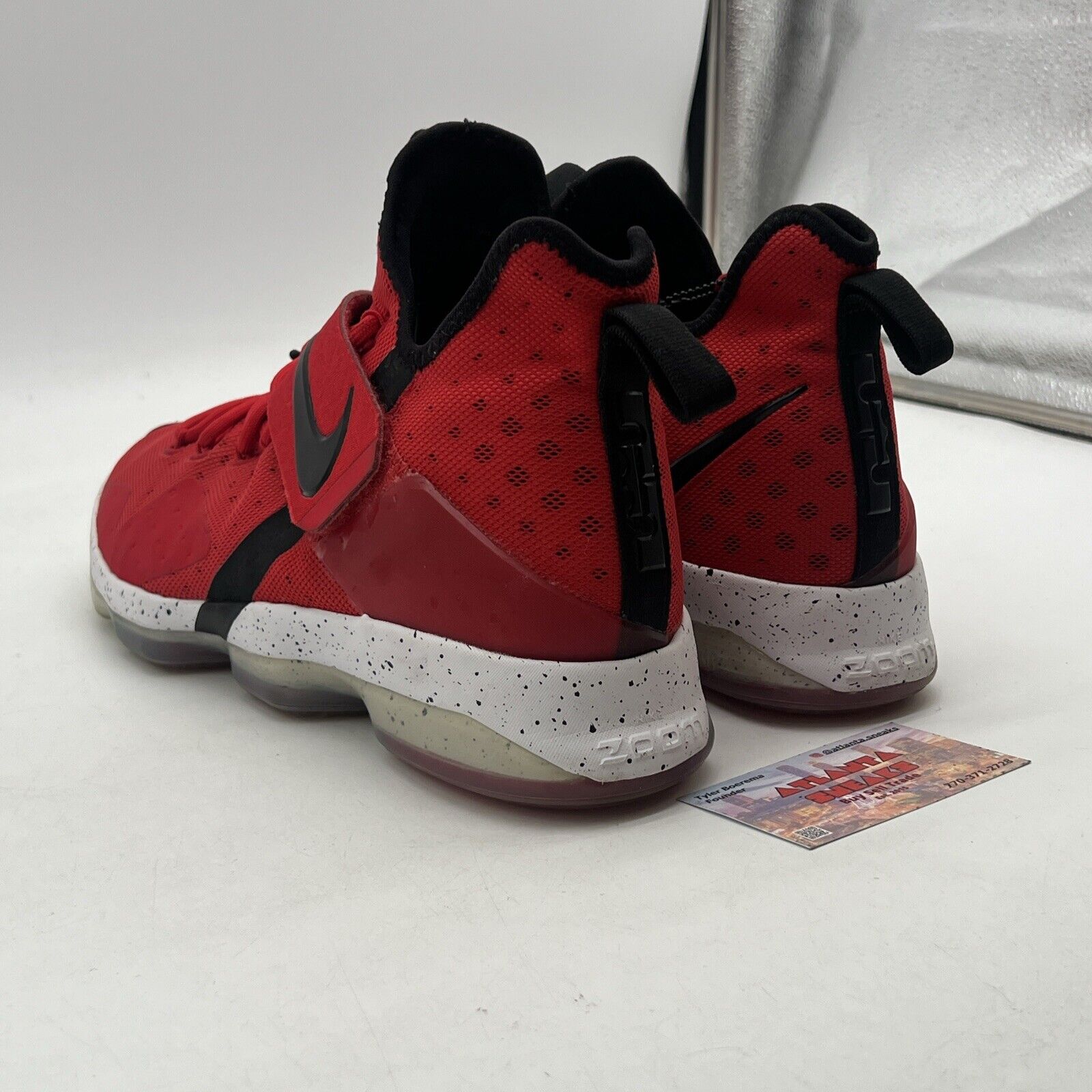 Size 10 - Nike LeBron 14 University Red (852405-600)