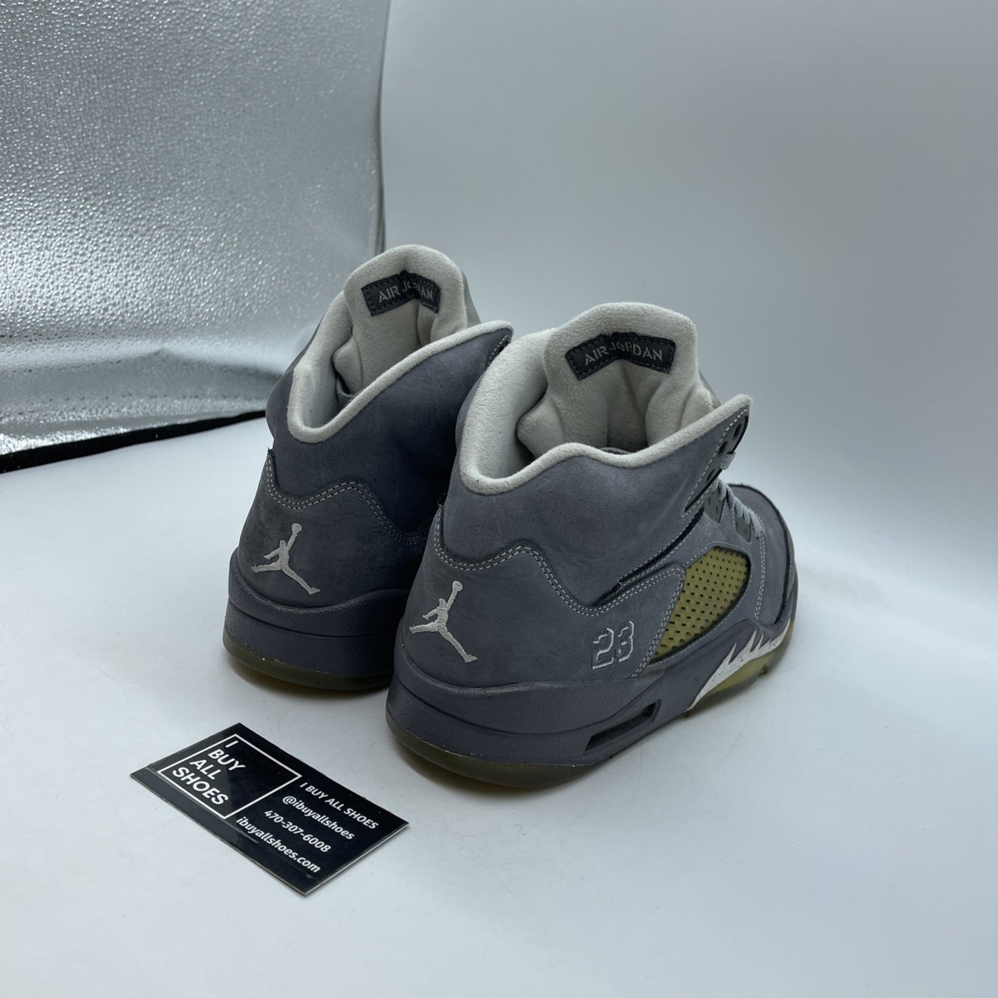 Size 10 - Air Jordan 5 Retro 2011 Wolf Grey (136027-005)
