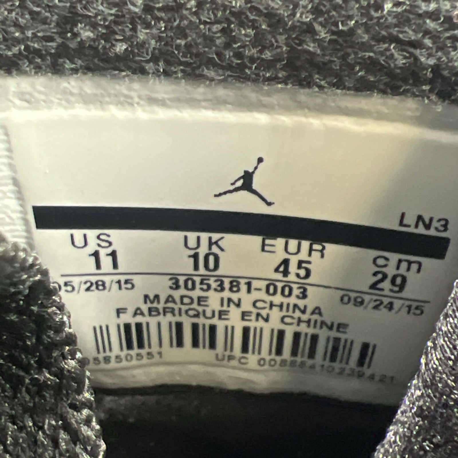 Size 11 - Air Jordan 8 Retro 2015 Chrome (305381-003)