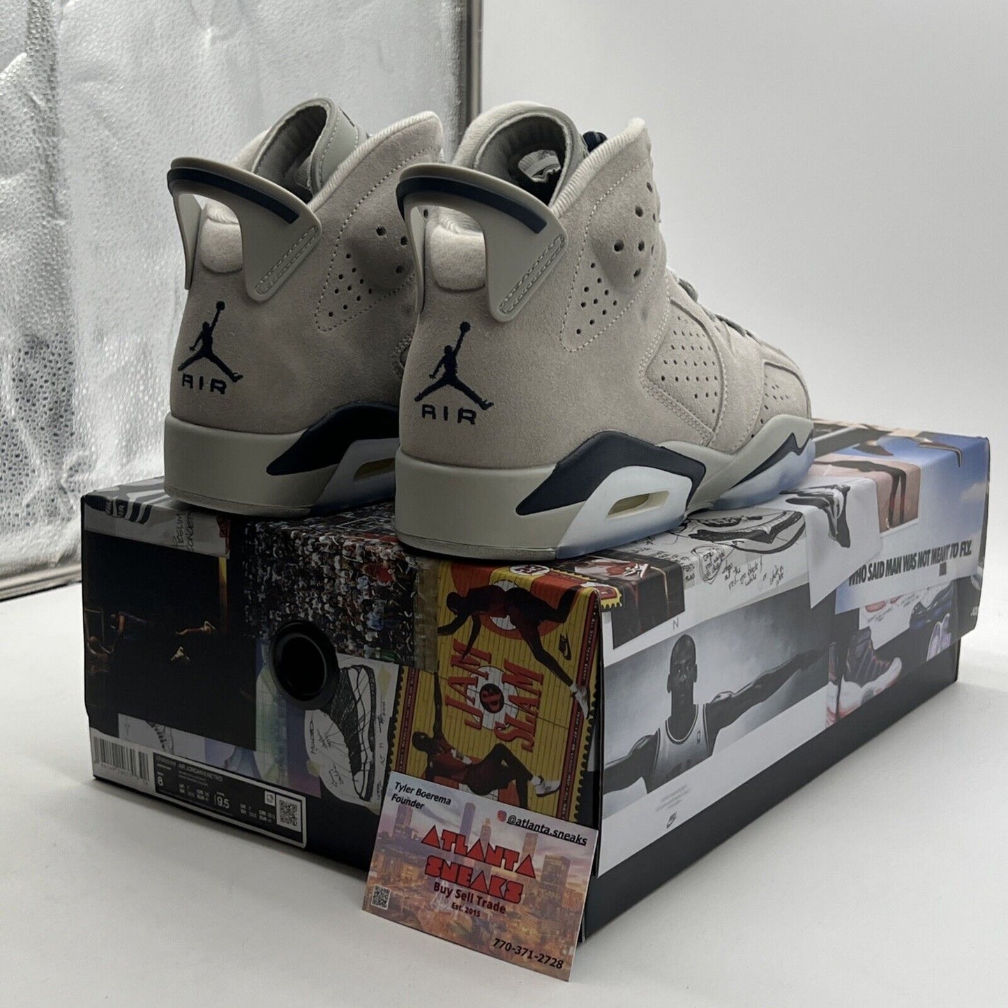 Size 8 - Air Jordan 6 Retro Mid Georgetown (CT8529-012)