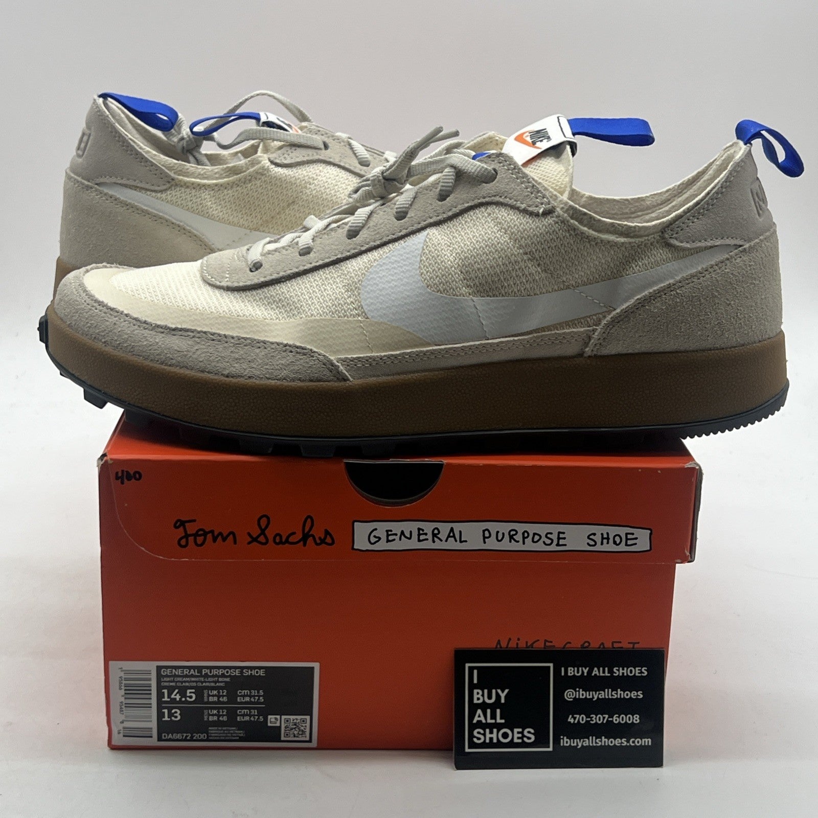 Size 14.5 - NikeCraft General Purpose Shoe x Tom Sachs Low Studio W (DA6672-200)