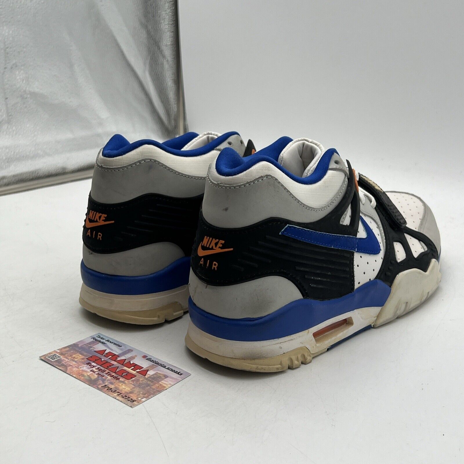 Size 12 - Nike Air Trainer 3 Auburn Blue Orange White Grey (705426-001)