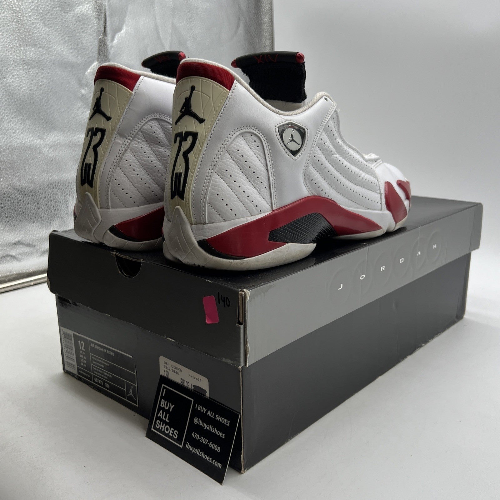 Size 12 - Air Jordan 14 Retro 2012 Candy Cane (487471-101)