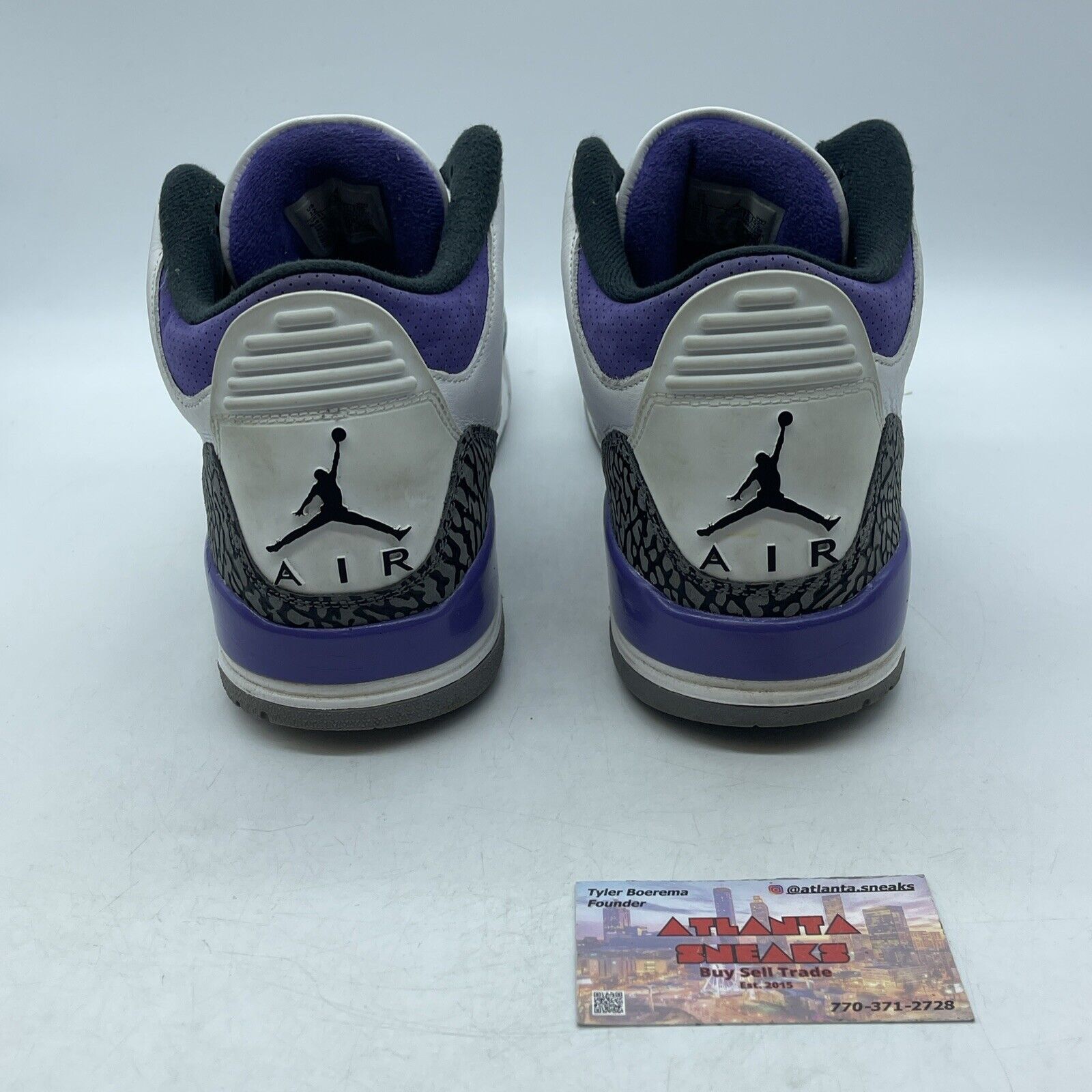 Size 12 - Jordan 3 Retro Mid Dark Iris Purple White Grey Black (CT8532-105)