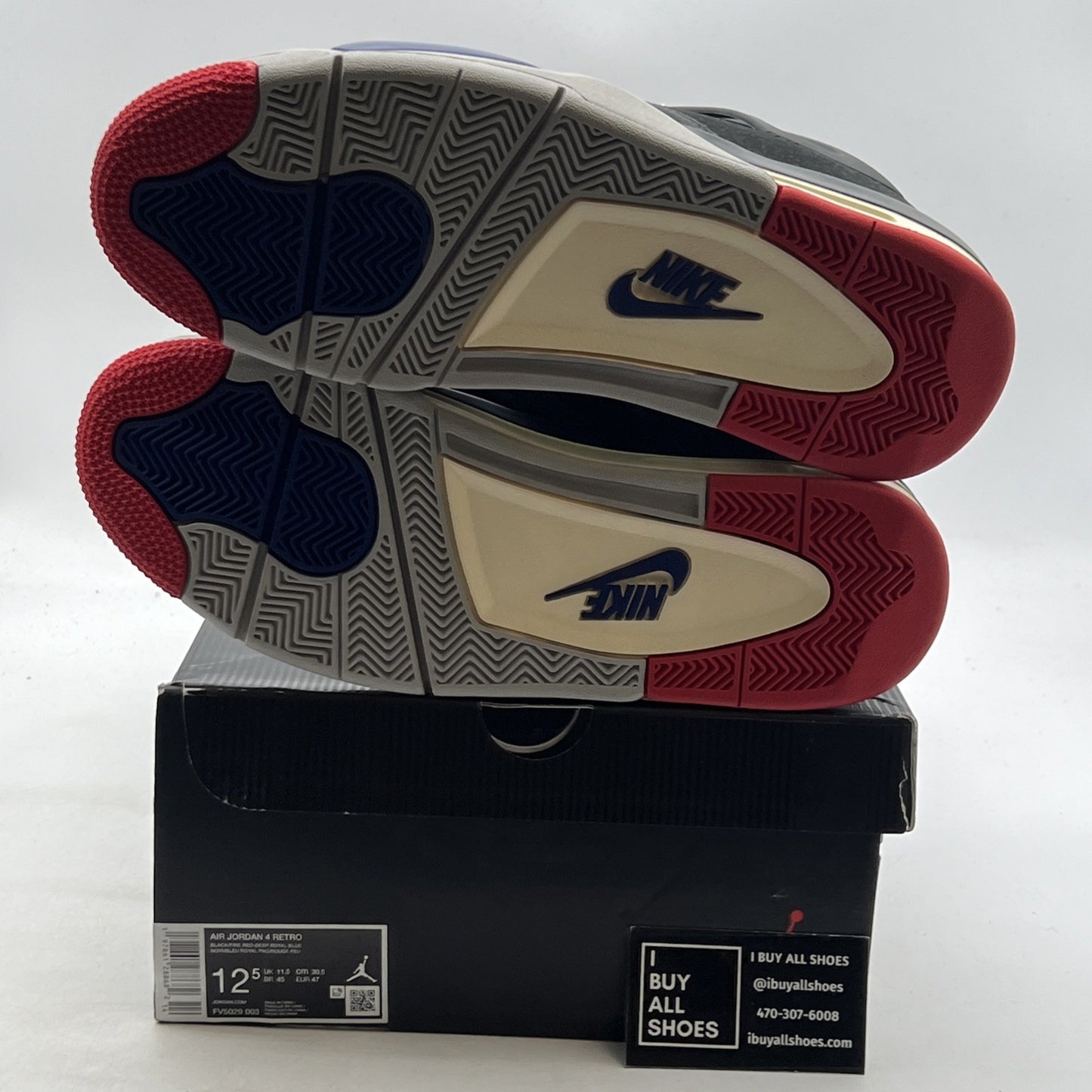 Size 12.5 - Air Jordan 4 Retro Rare Air - Gold Lettering (FV5029-003)
