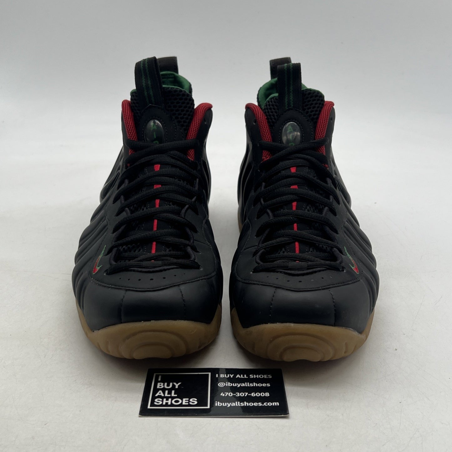 Size 11.5 - Nike Foamposite Pro Gucci - Black (624041-004)