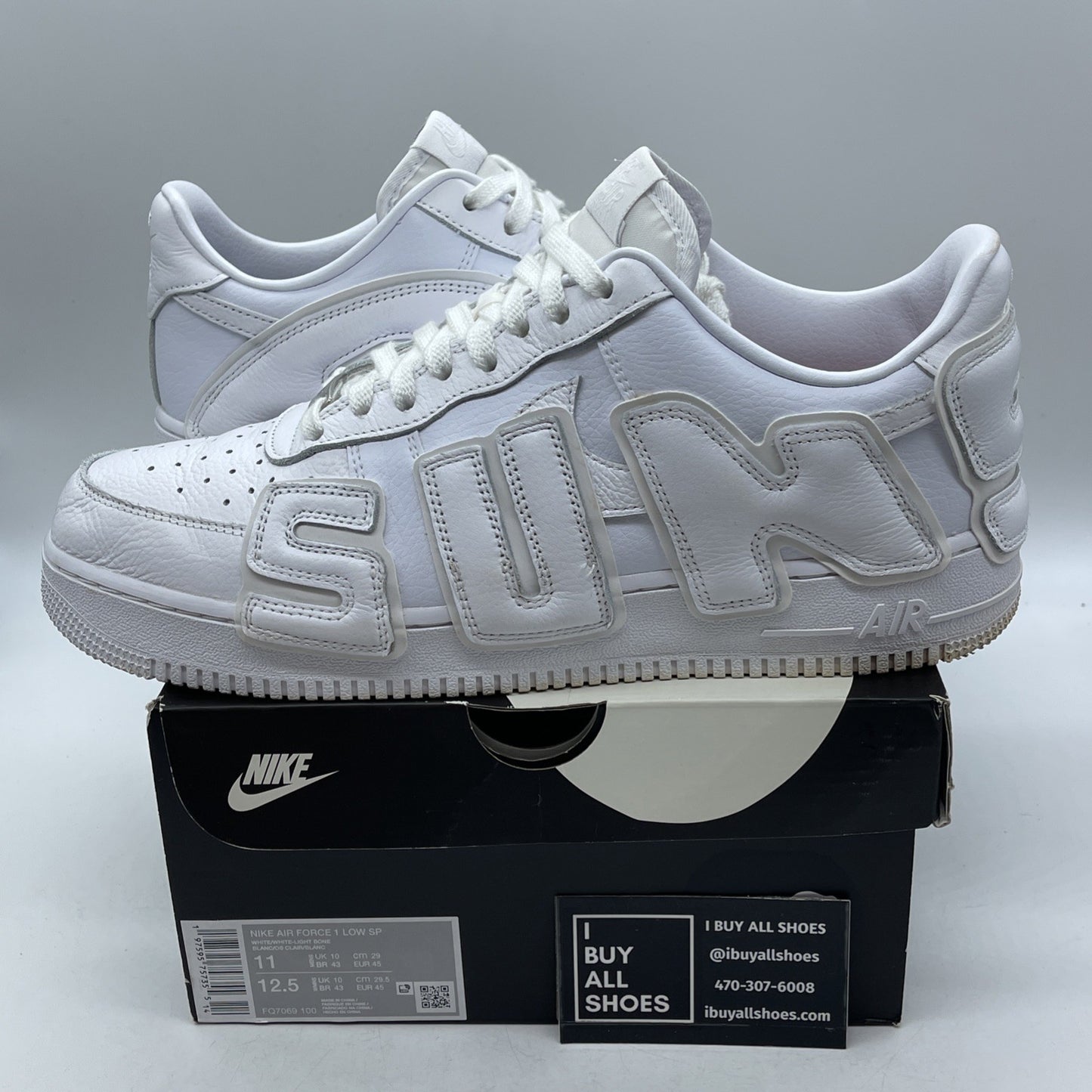 Size 11 - Nike Cactus Plant Flea Market x Air Force 1 Premium 2024 Low White