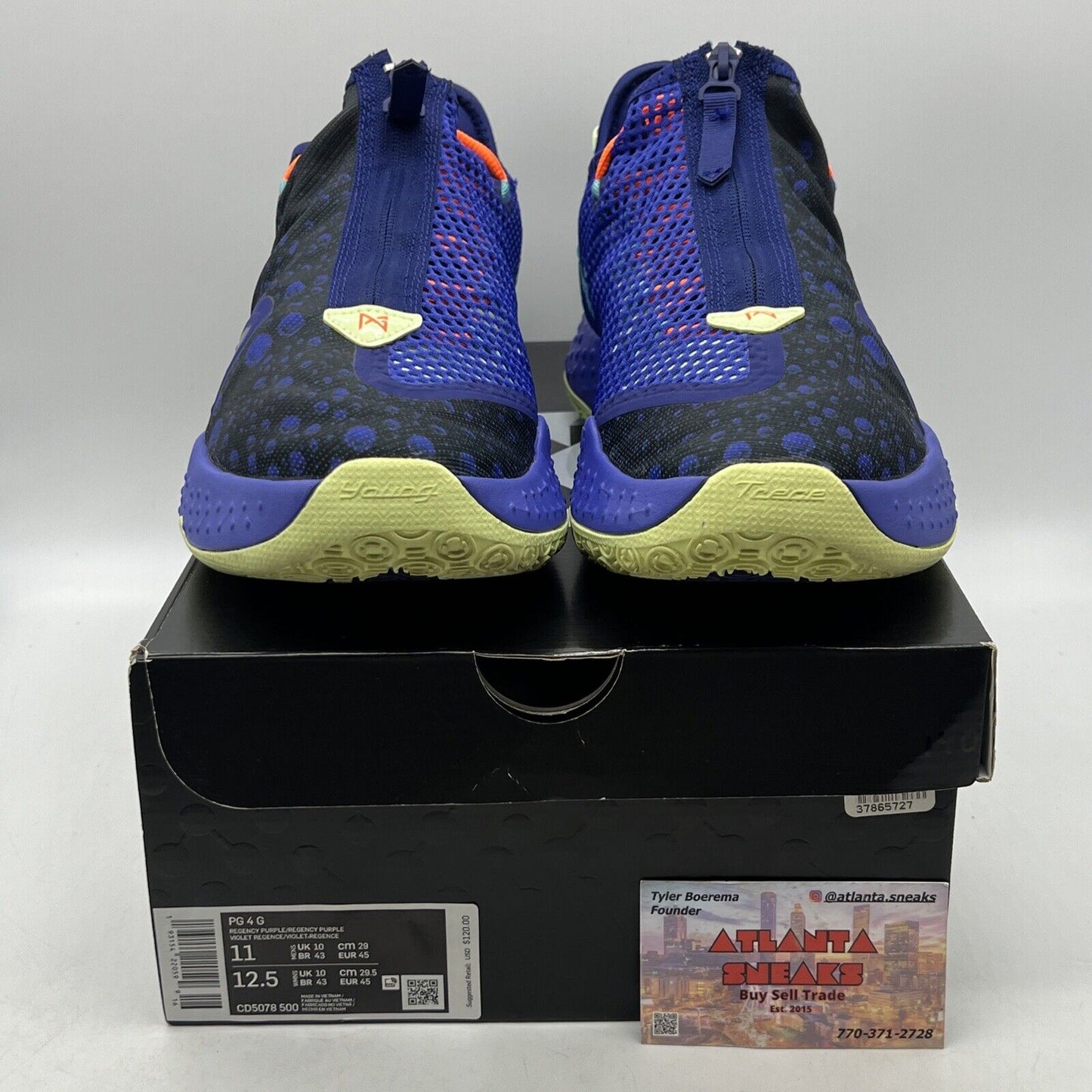 Size 11 - Nike Gatorade x PG 4 GX Blue Orange Black (CD5078-500)