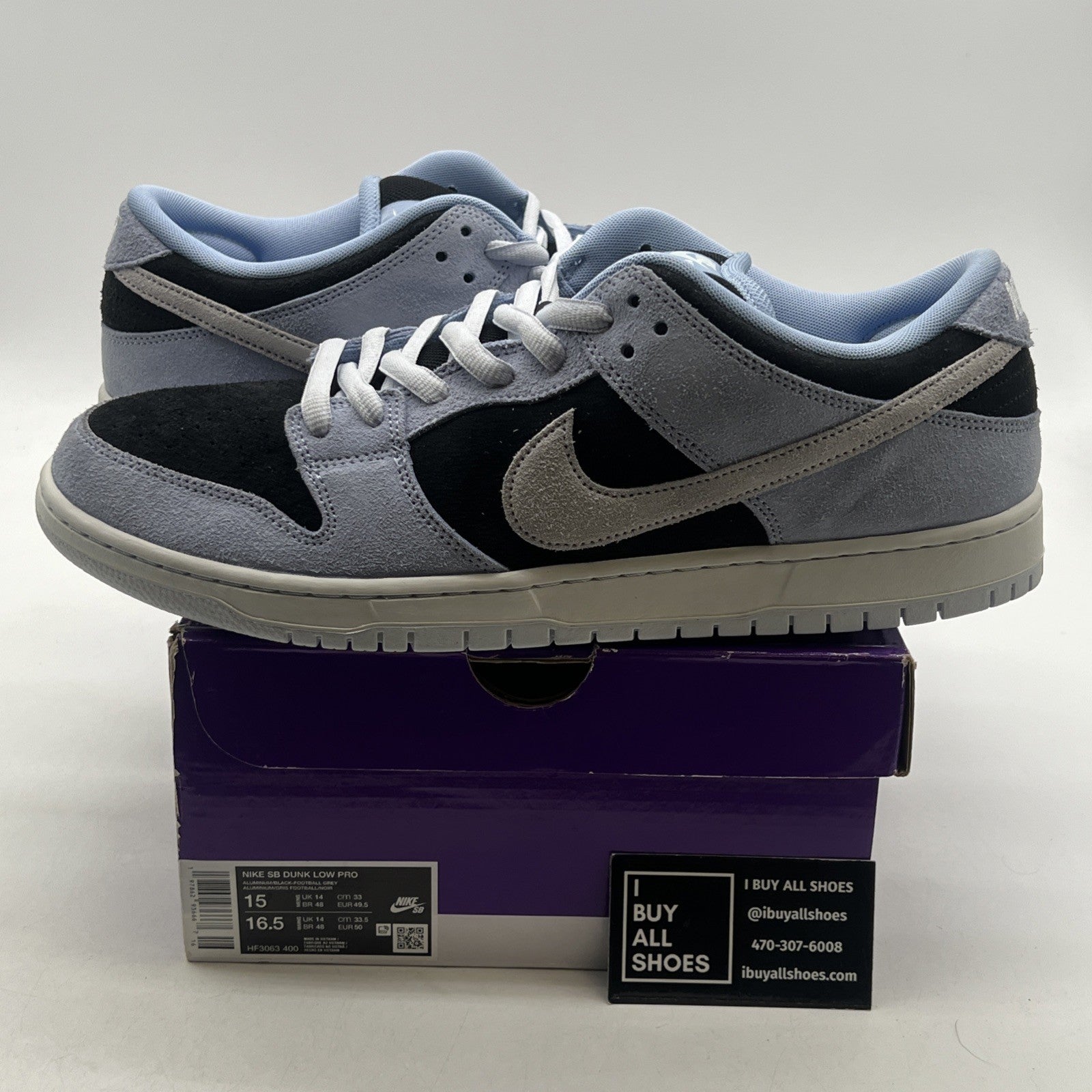 Size 15 - Nike Dunk SB Low Aluminum (HF3063-400)
