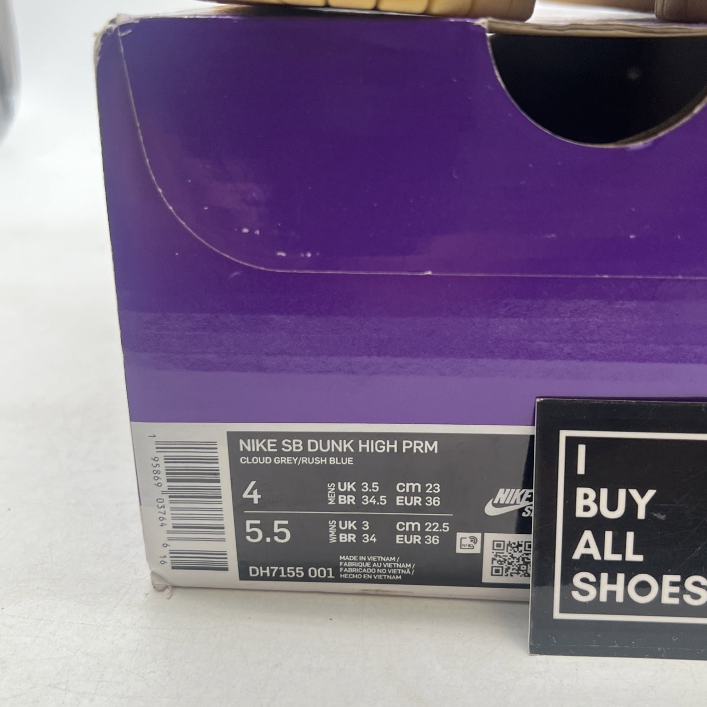 Size 4 - Nike Dunk SB High New York Mets (DH7155-001)