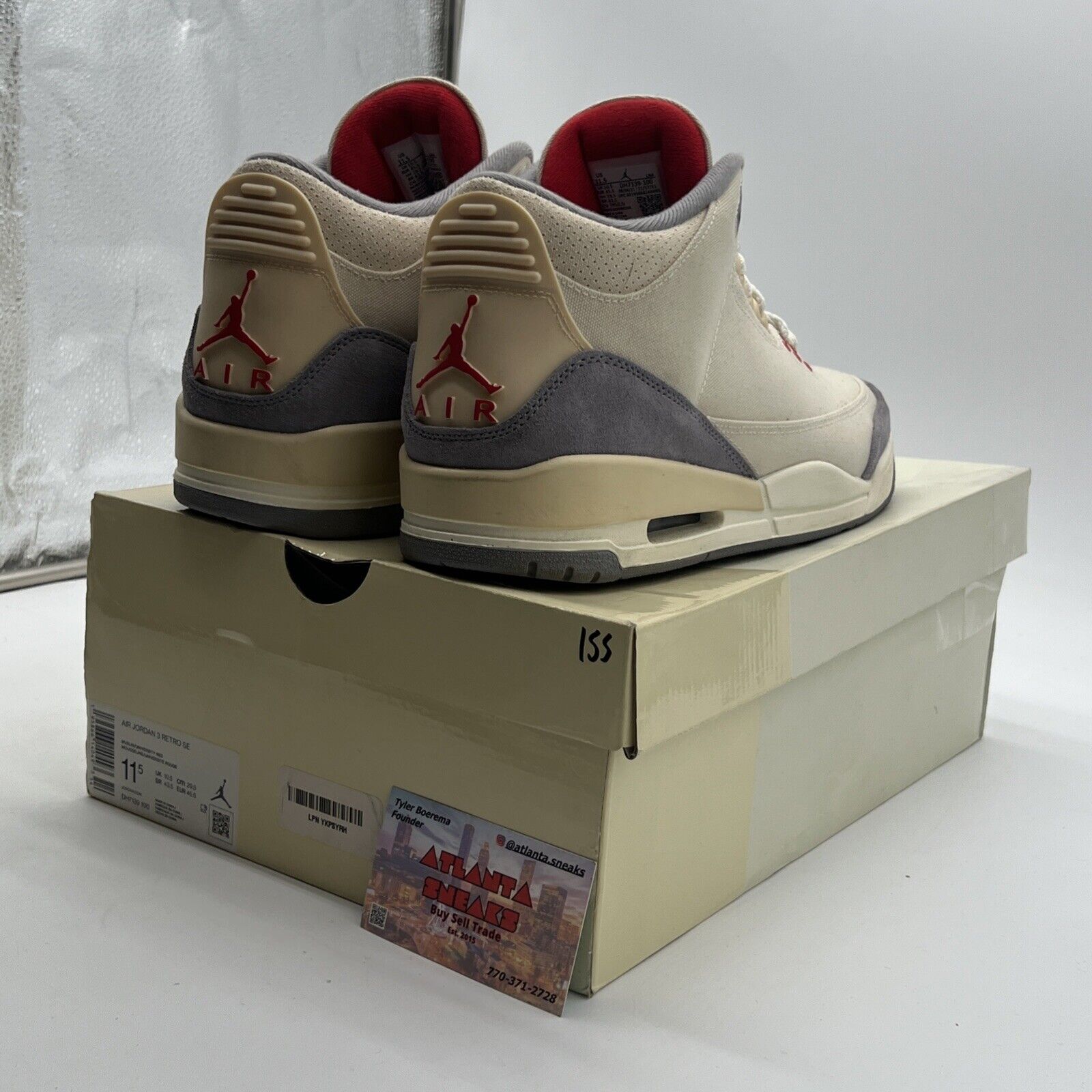 Size 11.5 - Air Jordan 3 Muslin (DH7139-100)