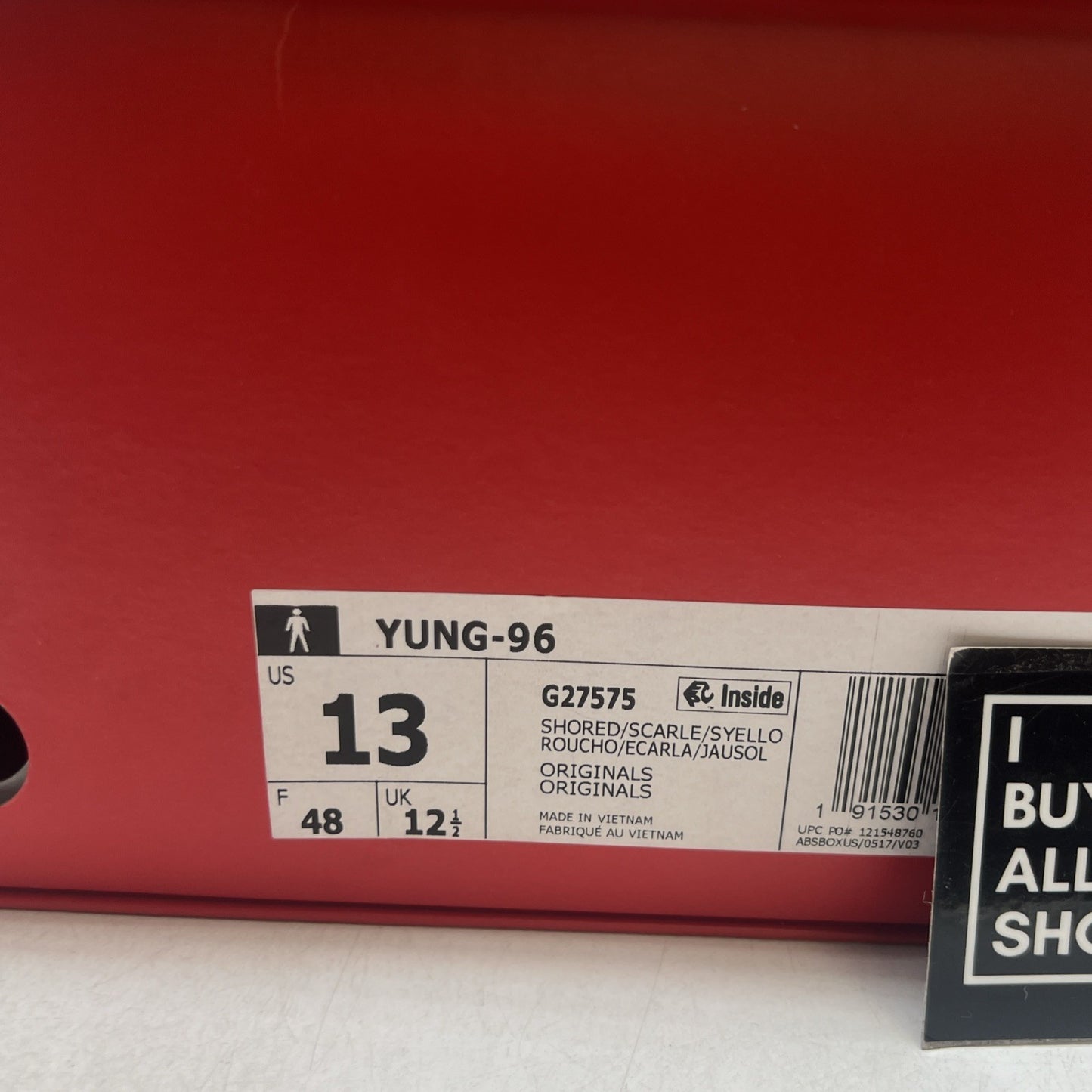 Size 13 - Adidas Yung-96 Chinese New Year (G27575)