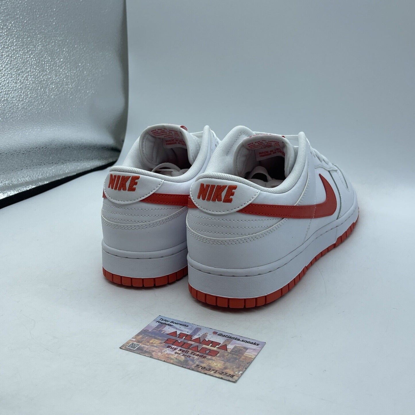 Size 12 - Nike Dunk Low Picante Red White Leather (DV0831-103)
