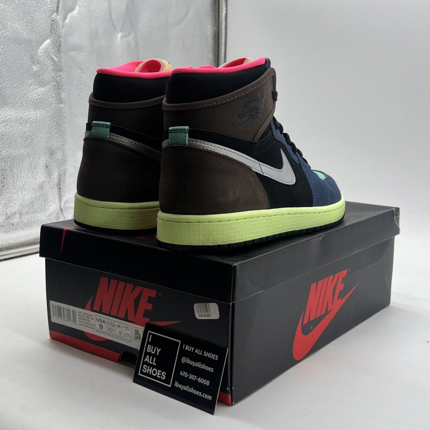 Size 9 - Air Jordan 1 Retro High Tokyo Bio Hack (555088-201)