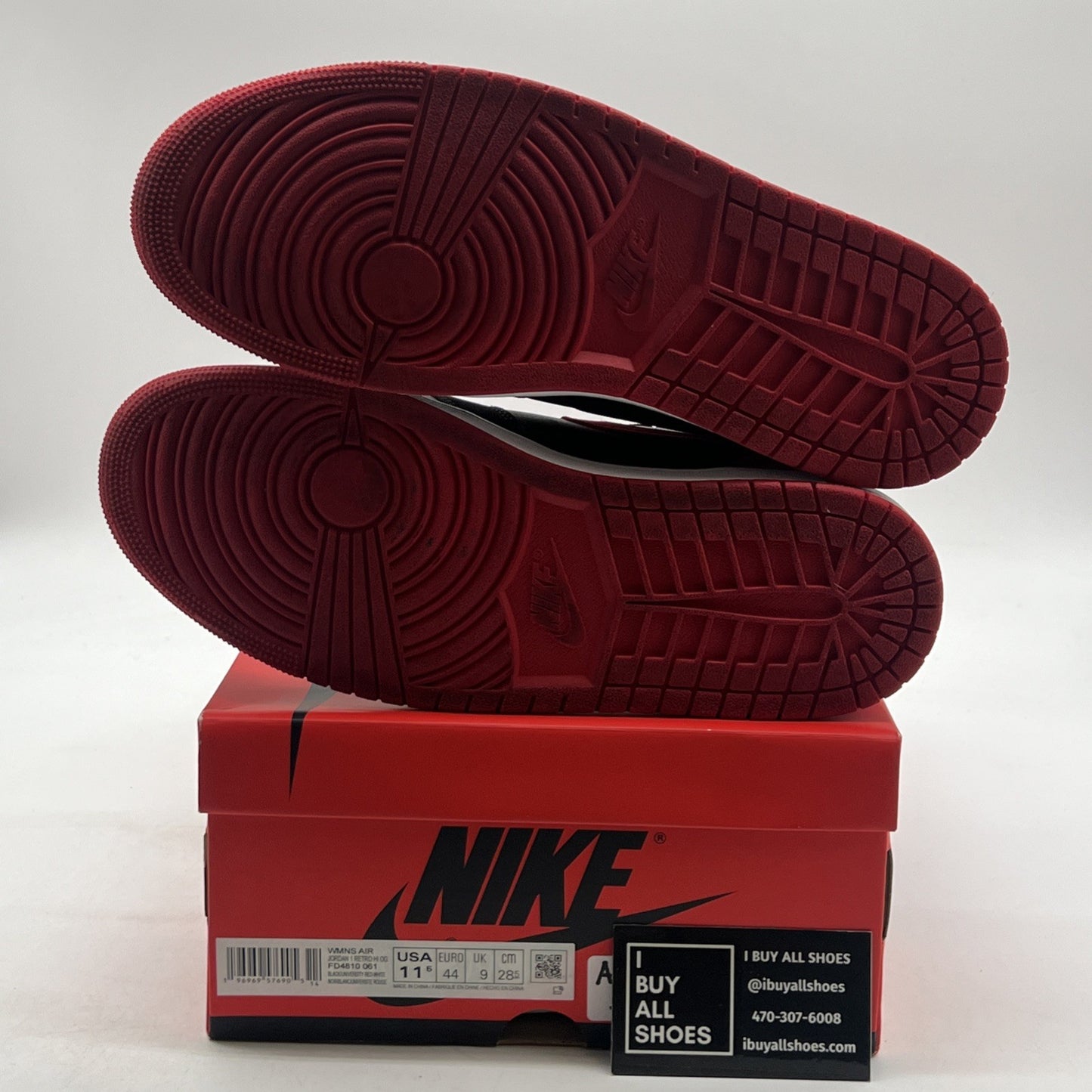 Size 11.5 - Air Jordan 1 Retro OG 2023 High Satin Bred W (FD4810-061)