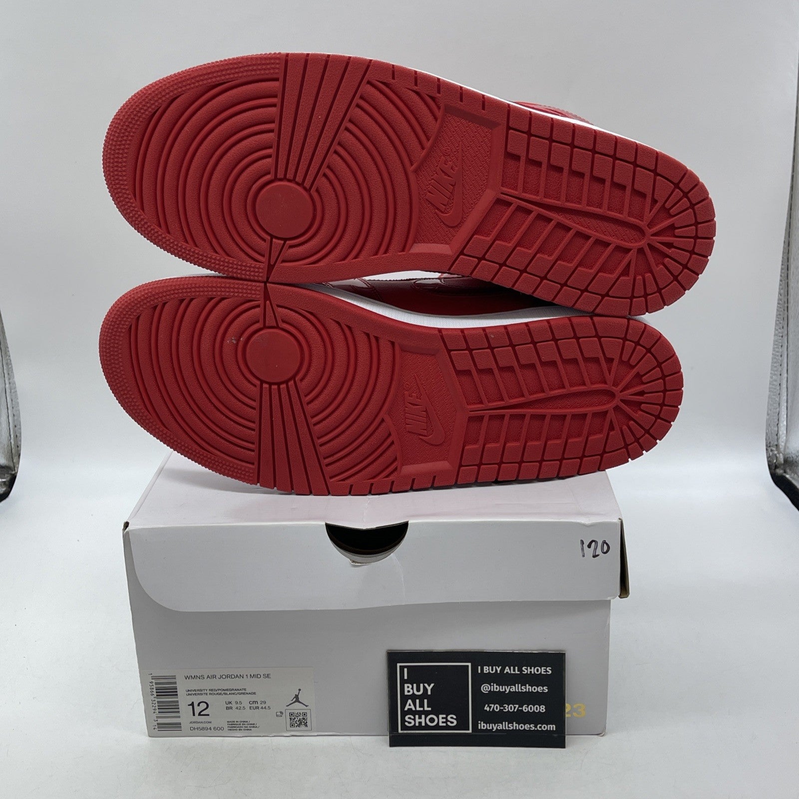 Size 12W - Air Jordan 1 SE Mid University Red Pomegranate (DH5894-600)