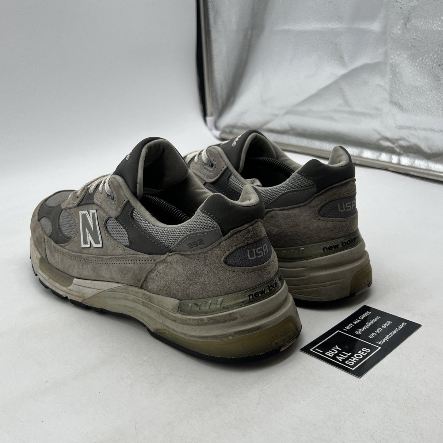 Size 12 - New Balance 992 Made in USA 2020 Grey (M992GR)