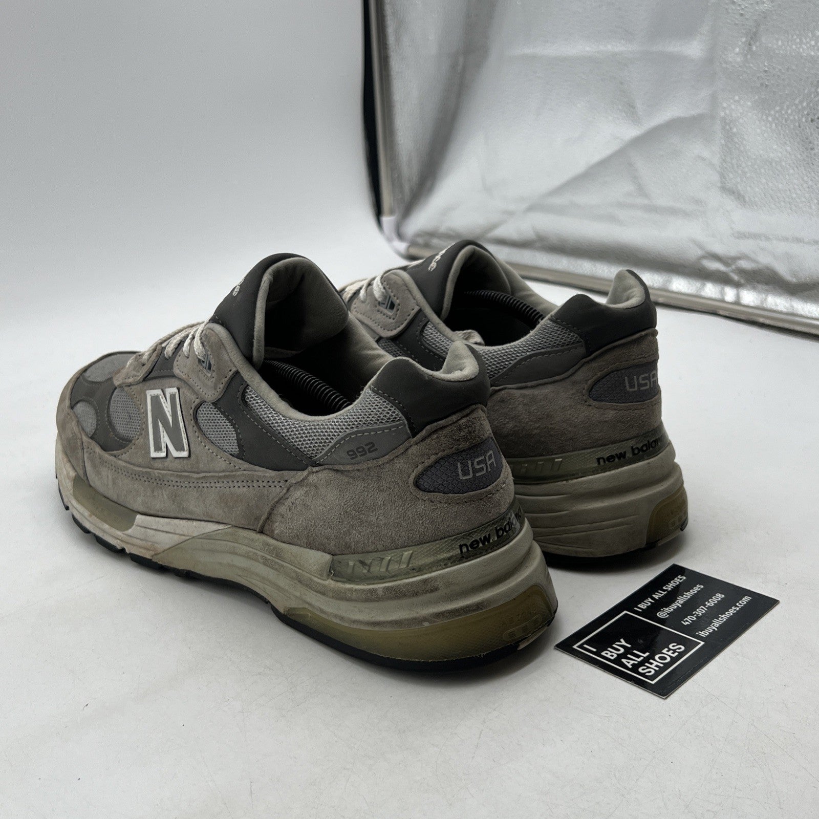 Size 12 - New Balance 992 Made in USA 2020 Grey (M992GR)