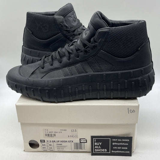 Size 12.5 - Adidas Y-3 GR.1P GTX High Triple Black (FZ4480)