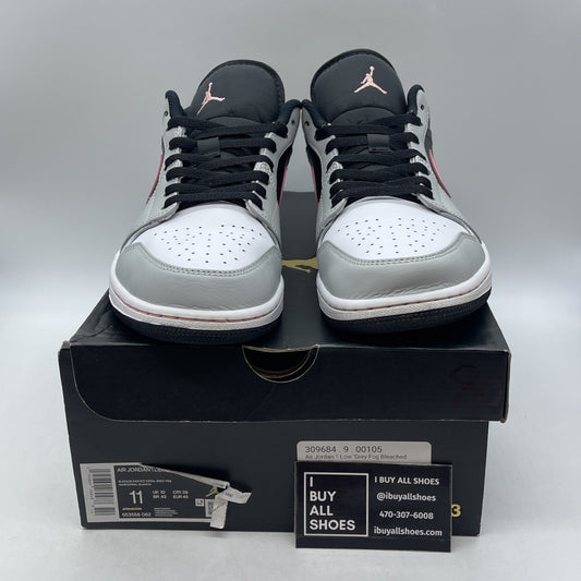 Size 11 - Air Jordan 1 Low Grey Fog Bleached Coral (553558-062)