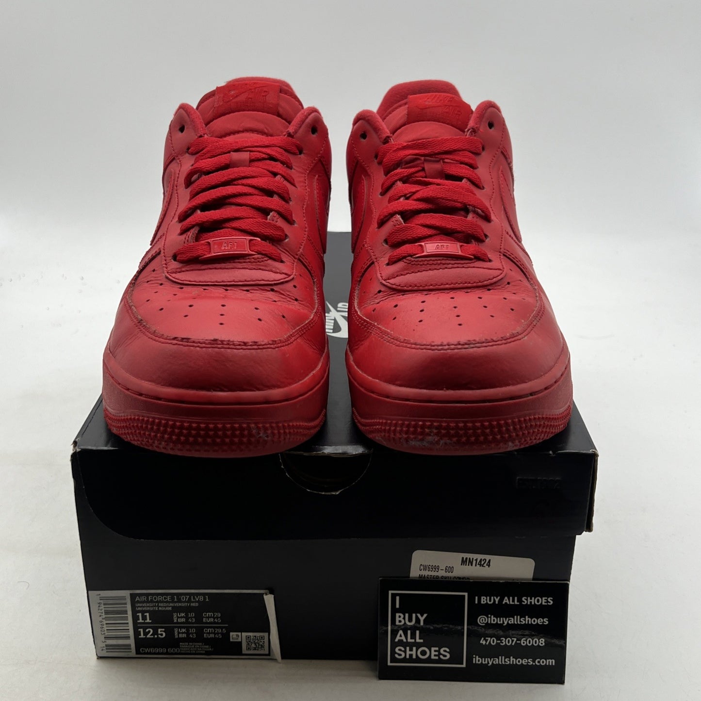 Size 11 - Nike Air Force 1 Low Triple Red (CW6999-600)