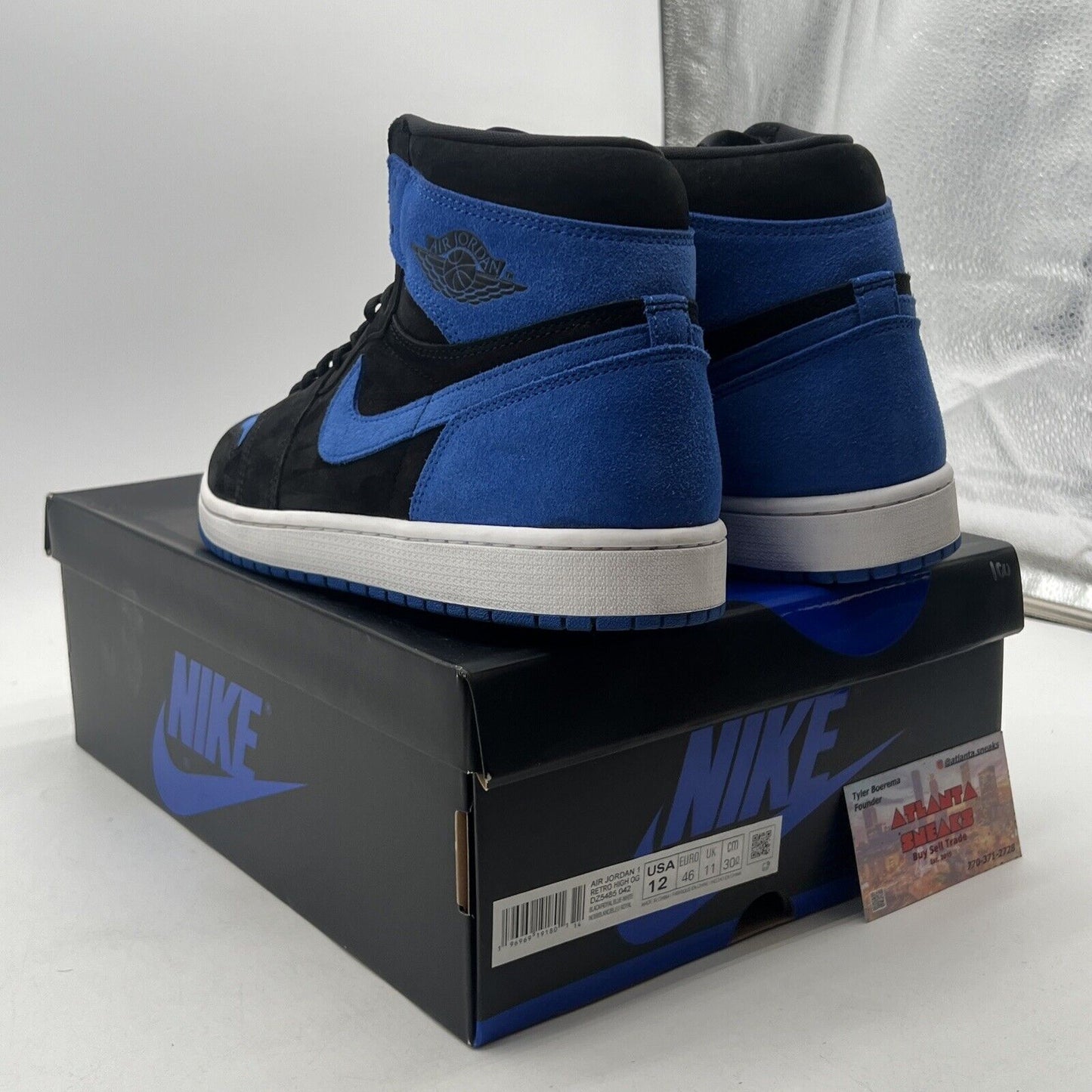 Size 12 - Air Jordan 1 Retro OG High Royal Reimagined (DZ5485-042)
