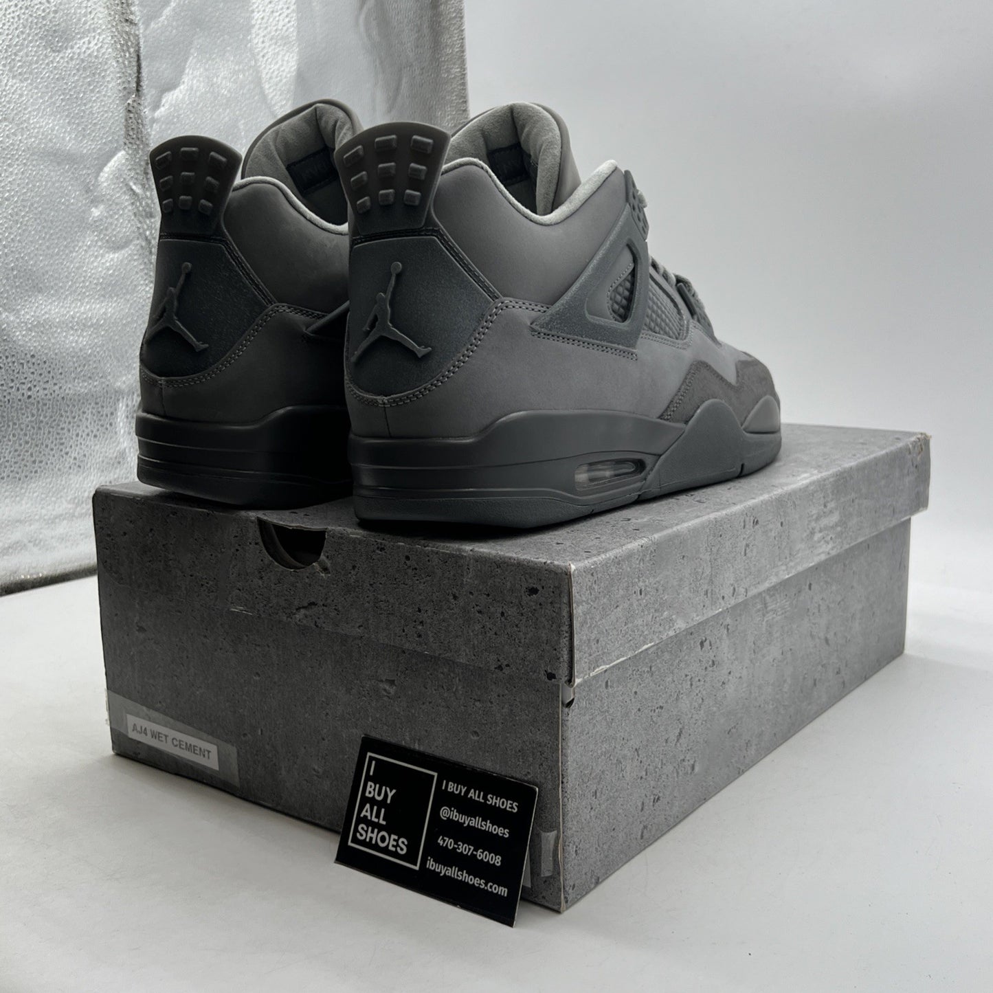 Size 13 - Air Jordan 4 Retro SE Wet Cement (FQ7928-001)