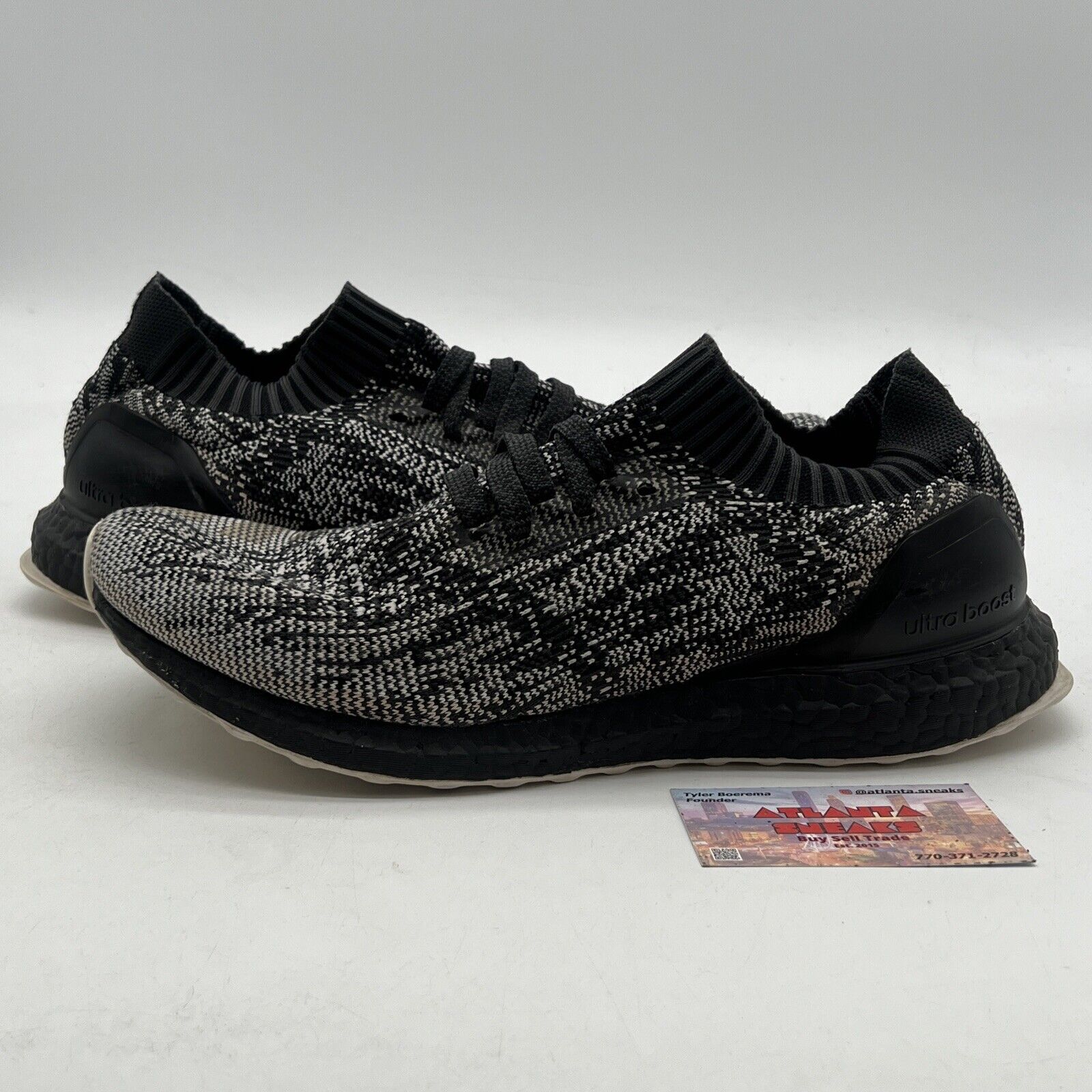 Size 10.5 - Adidas UltraBoost Uncaged (S80698) Black/Grey Sneakers